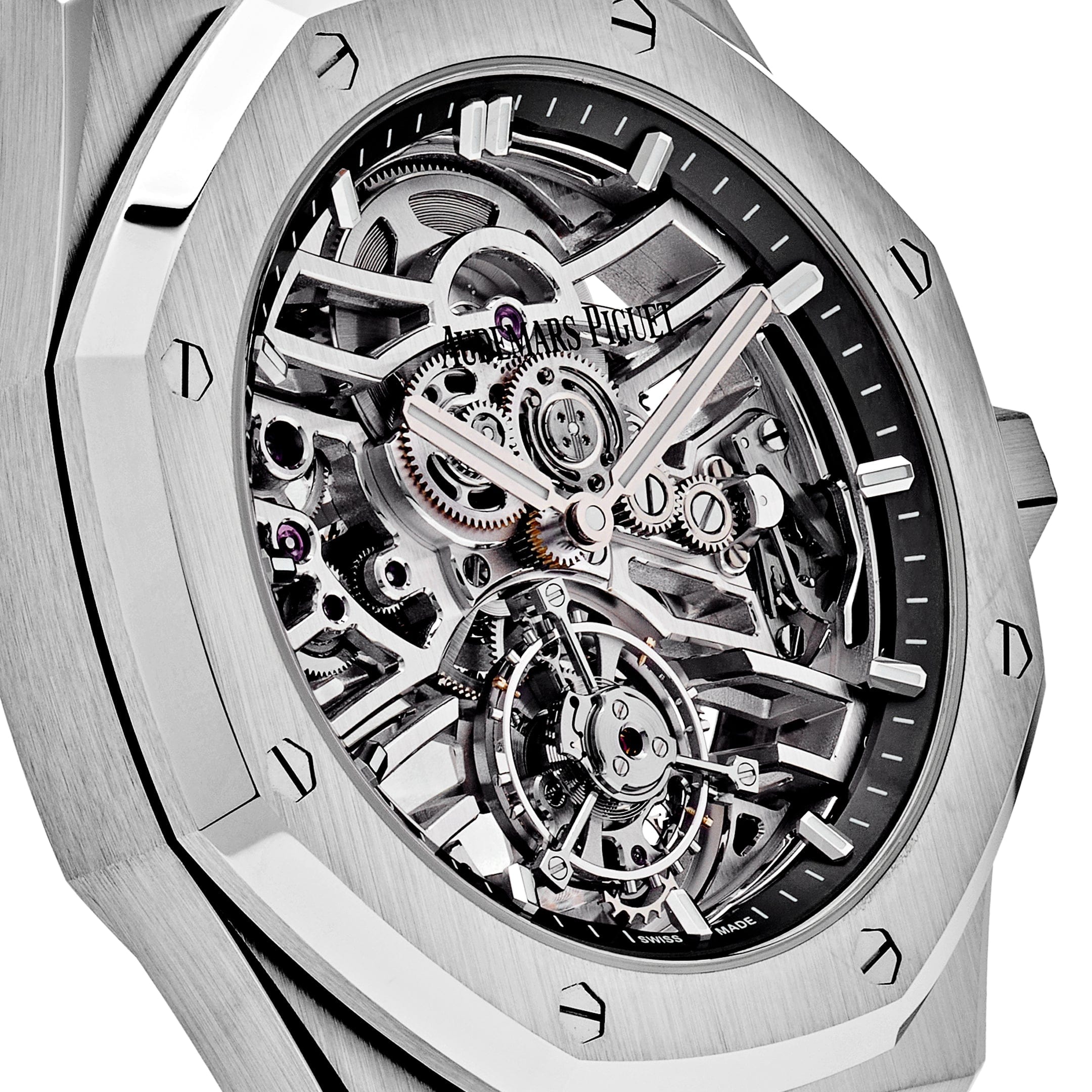 Audemars Piguet Royal Oak 26735ST.OO.1320ST.02 Flying Tourbillon Stainless Steel Openworked - Premium Luxury Product
