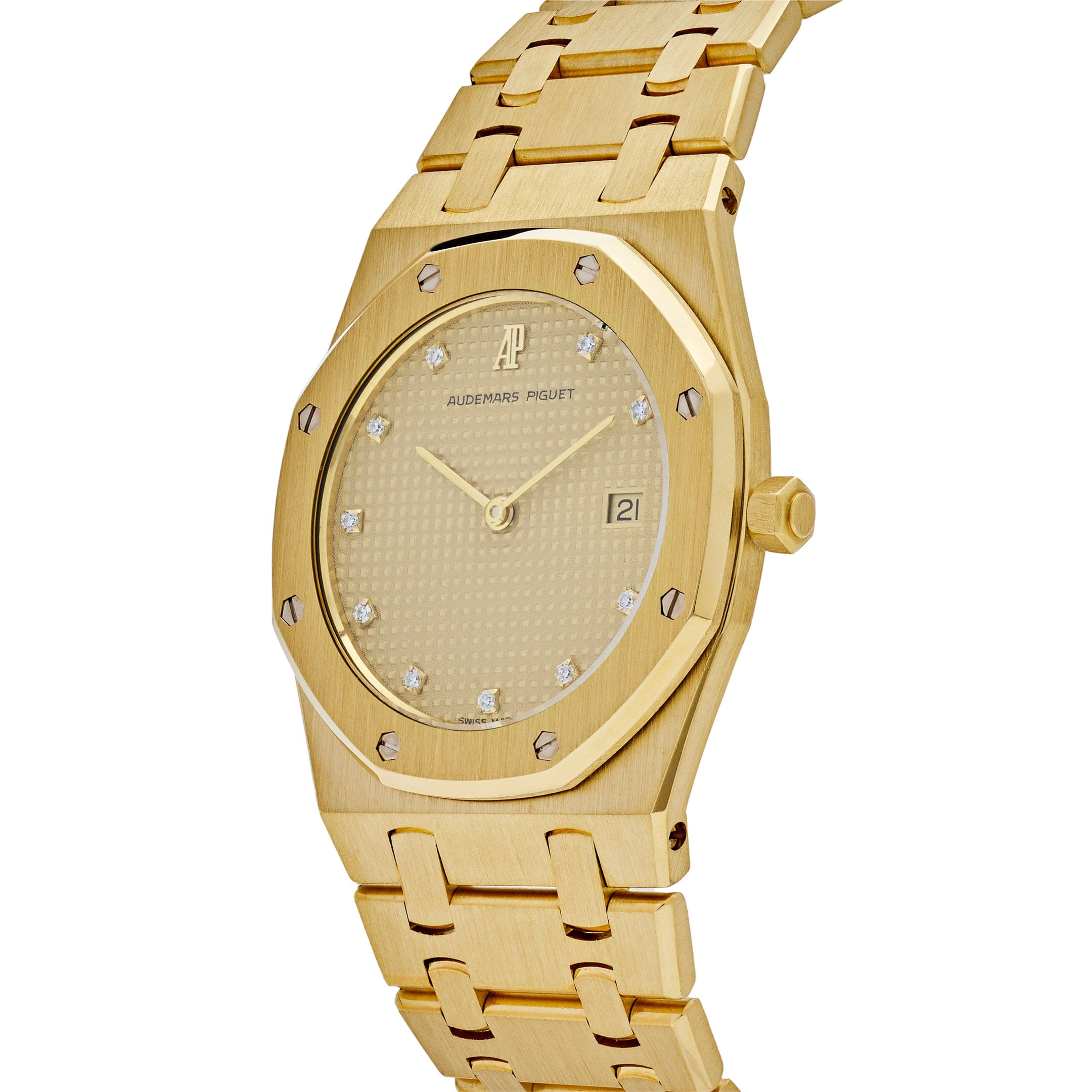Audemars Piguet Royal Oak 56175BA Vintage Yellow Gold Champagne Dial - Premium Luxury Product