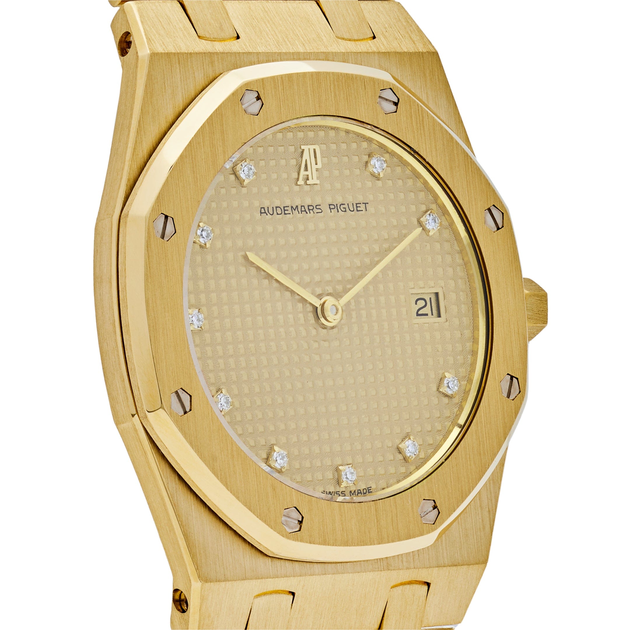 Audemars Piguet Royal Oak 56175BA Vintage Yellow Gold Champagne Dial - Premium Luxury Product