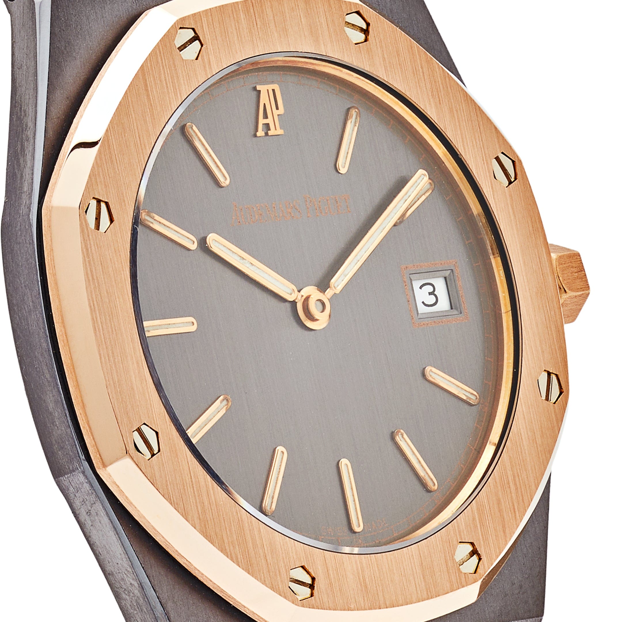 Audemars Piguet Royal Oak 56175TR.0.0789TR Two-Toned Tantalum Rose Gold Slate Dial (2000) - Premium Luxury Product