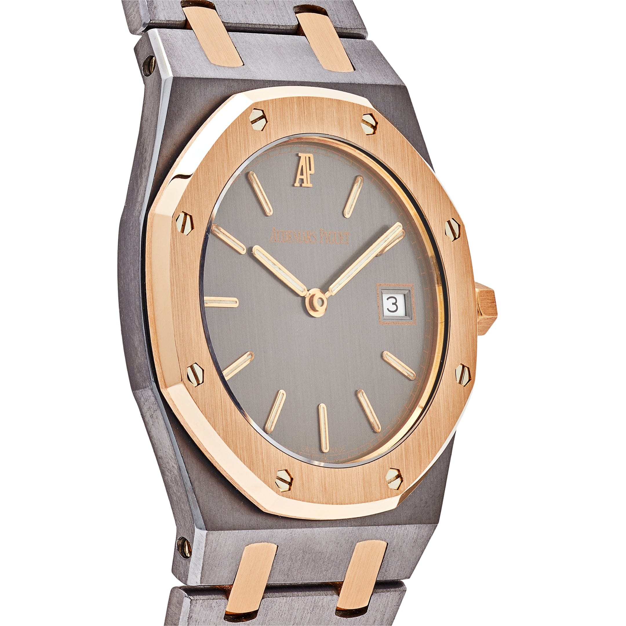 Audemars Piguet Royal Oak 56175TR.0.0789TR Two-Toned Tantalum Rose Gold Slate Dial (2000) - Premium Luxury Product