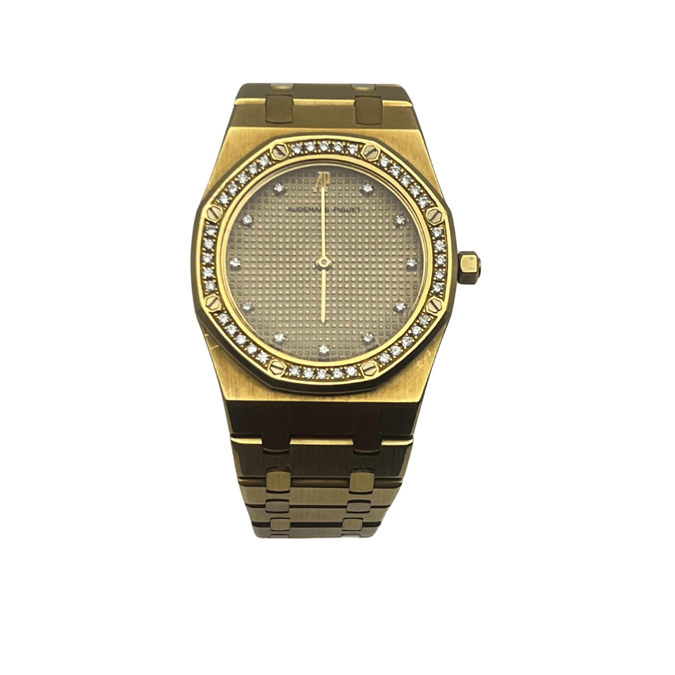 Audemars Piguet Royal Oak 56303BA Yellow Gold Champagne Diamond Dial - Premium Luxury Product