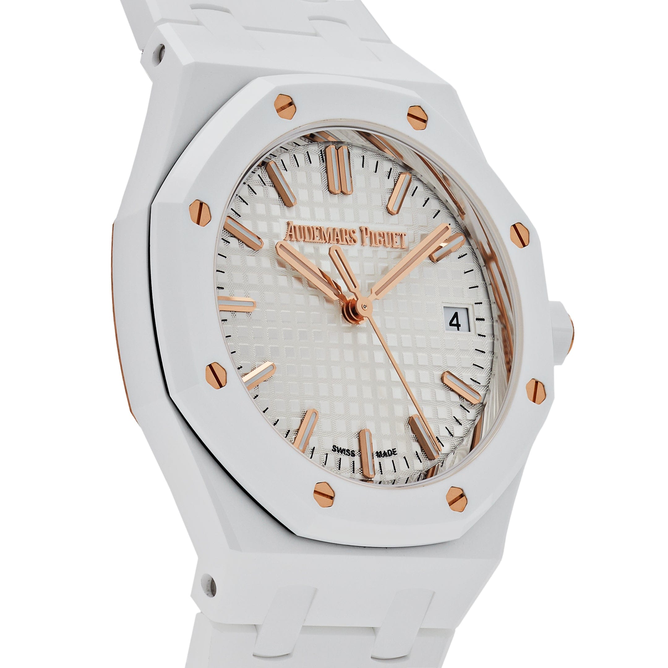 Audemars Piguet Royal Oak 77350CB.OO.1266CB.01 White Ceramic (2023) - Premium Luxury Product