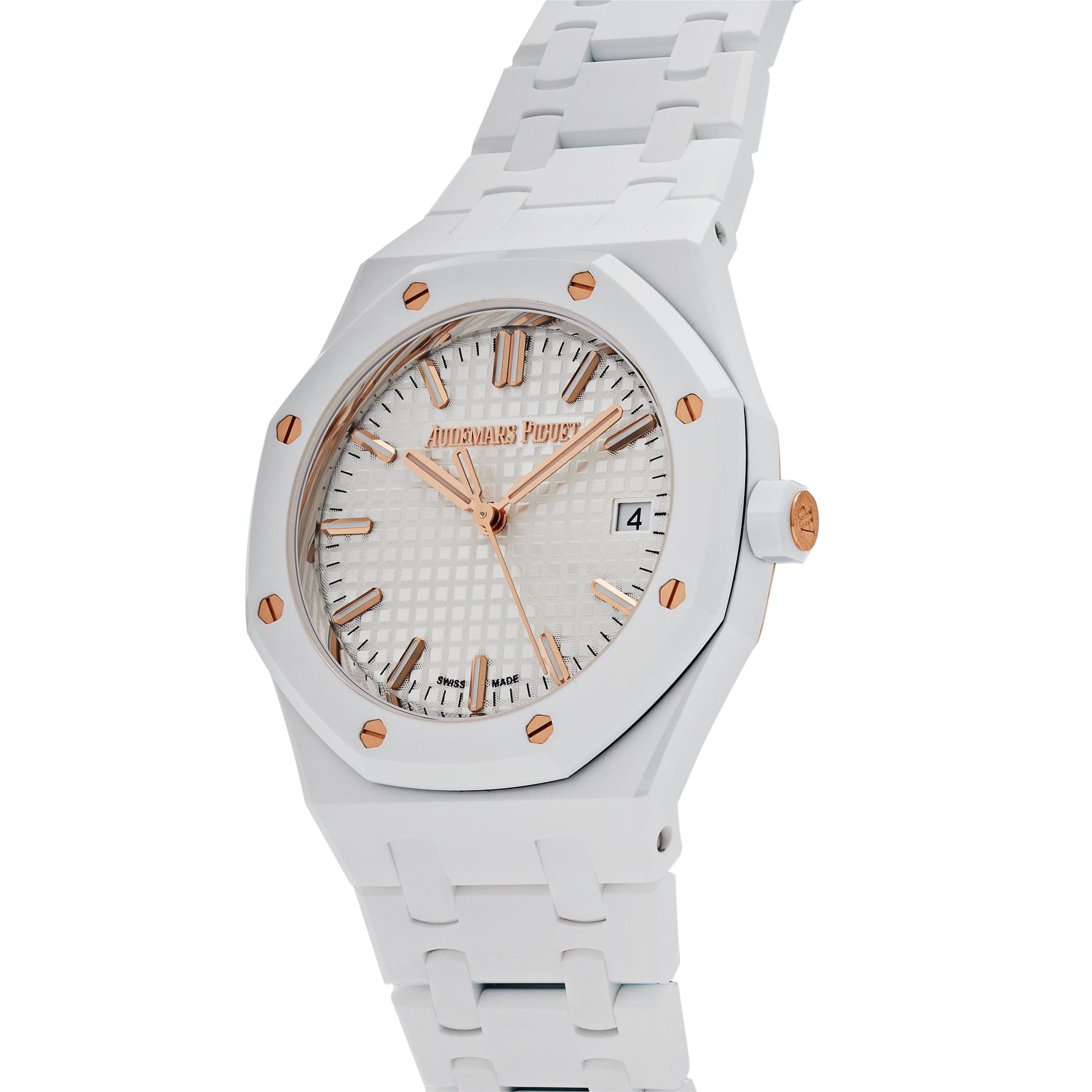 Audemars Piguet Royal Oak 77350CB.OO.1266CB.01 White Ceramic (2023) - Premium Luxury Product