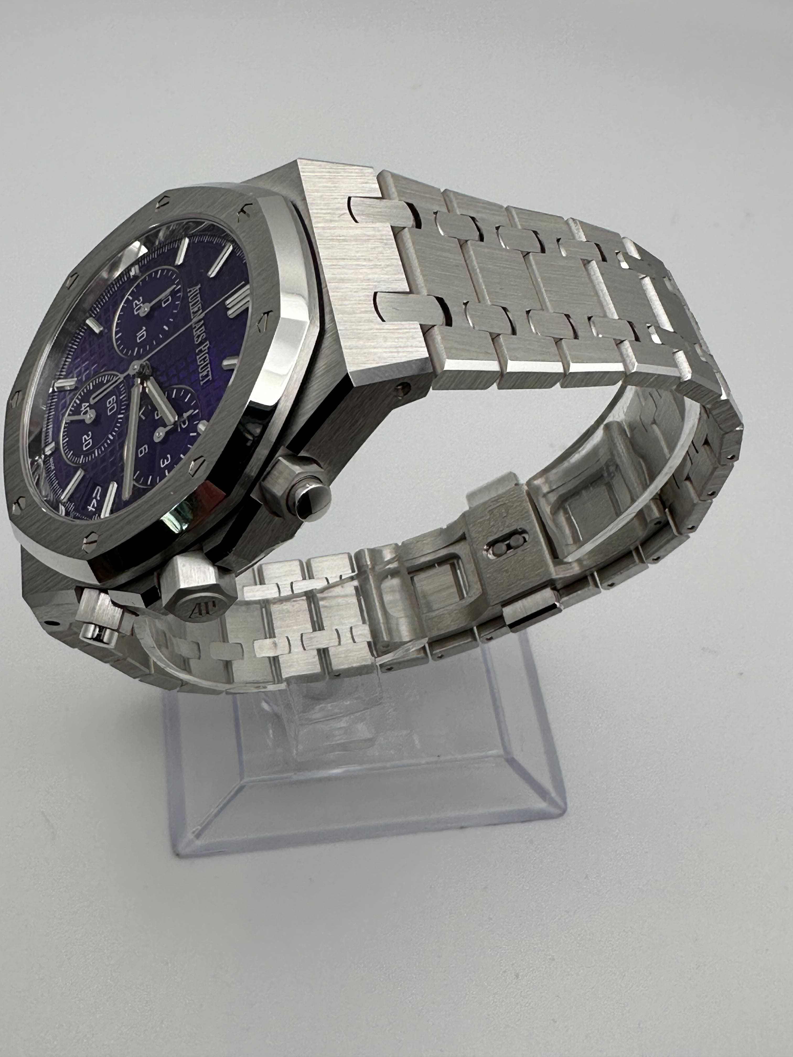 Audemars Piguet Royal Oak 26240BC.OO.1320BC.01 Chronograph 'Domaine de Murtoli Special Edition' White Gold Purple Dial - Premium Luxury Product
