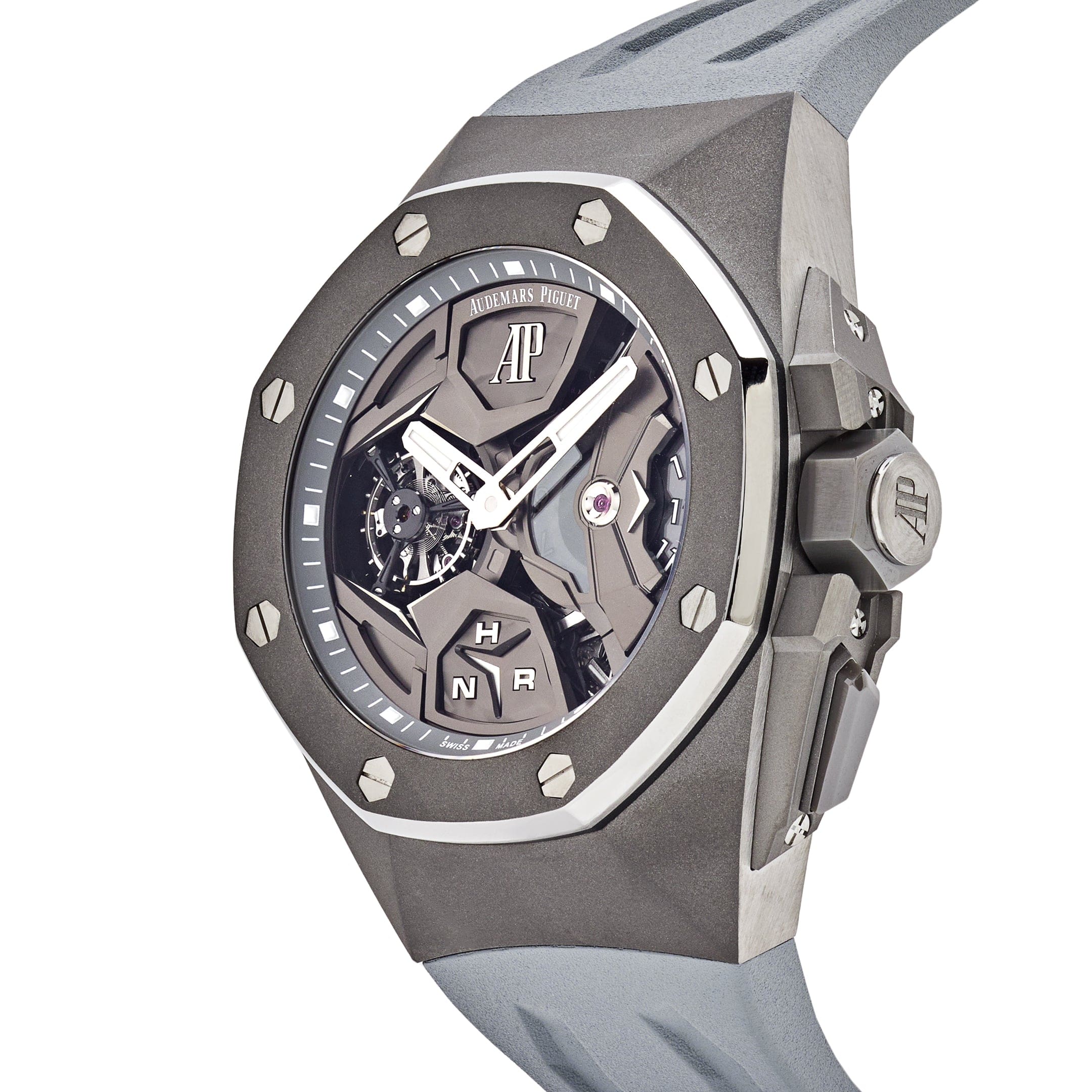 Audemars Piguet Royal Oak Concept 26589TI.GG.D006CA.01 Flying Tourbillon GMT Titanium Limited Edition - Premium Luxury Product