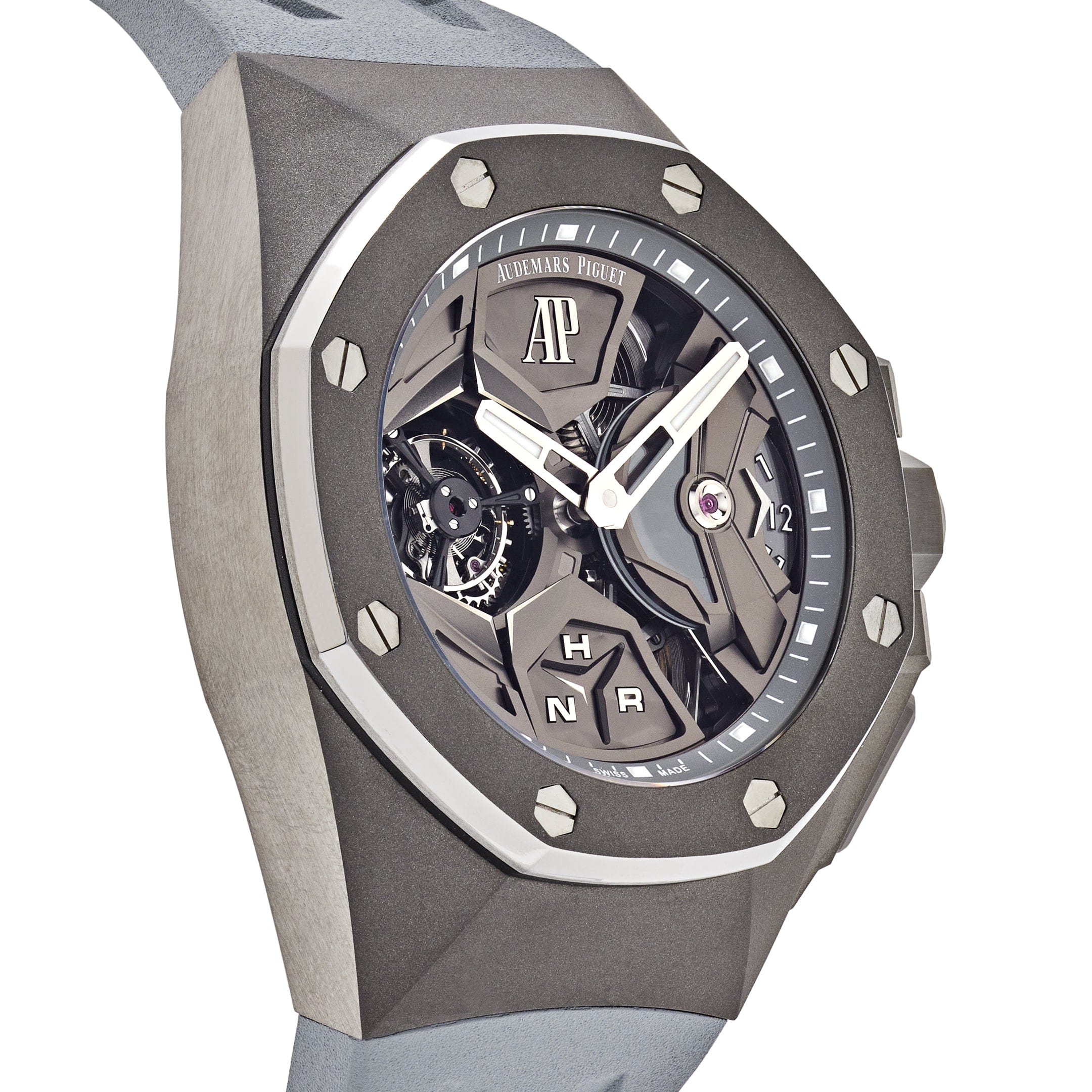 Audemars Piguet Royal Oak Concept 26589TI.GG.D006CA.01 Flying Tourbillon GMT Titanium Limited Edition - Premium Luxury Product