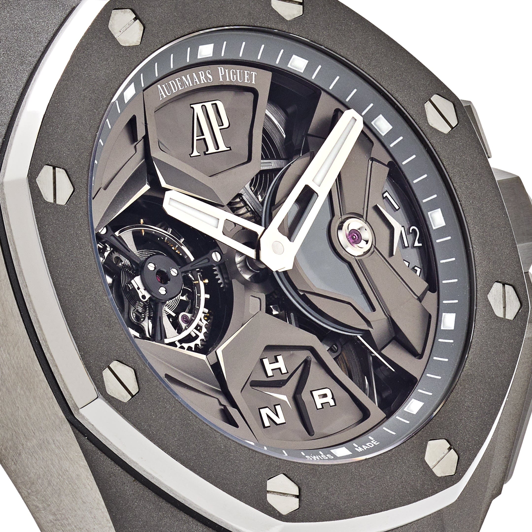 Audemars Piguet Royal Oak Concept 26589TI.GG.D006CA.01 Flying Tourbillon GMT Titanium Limited Edition - Premium Luxury Product