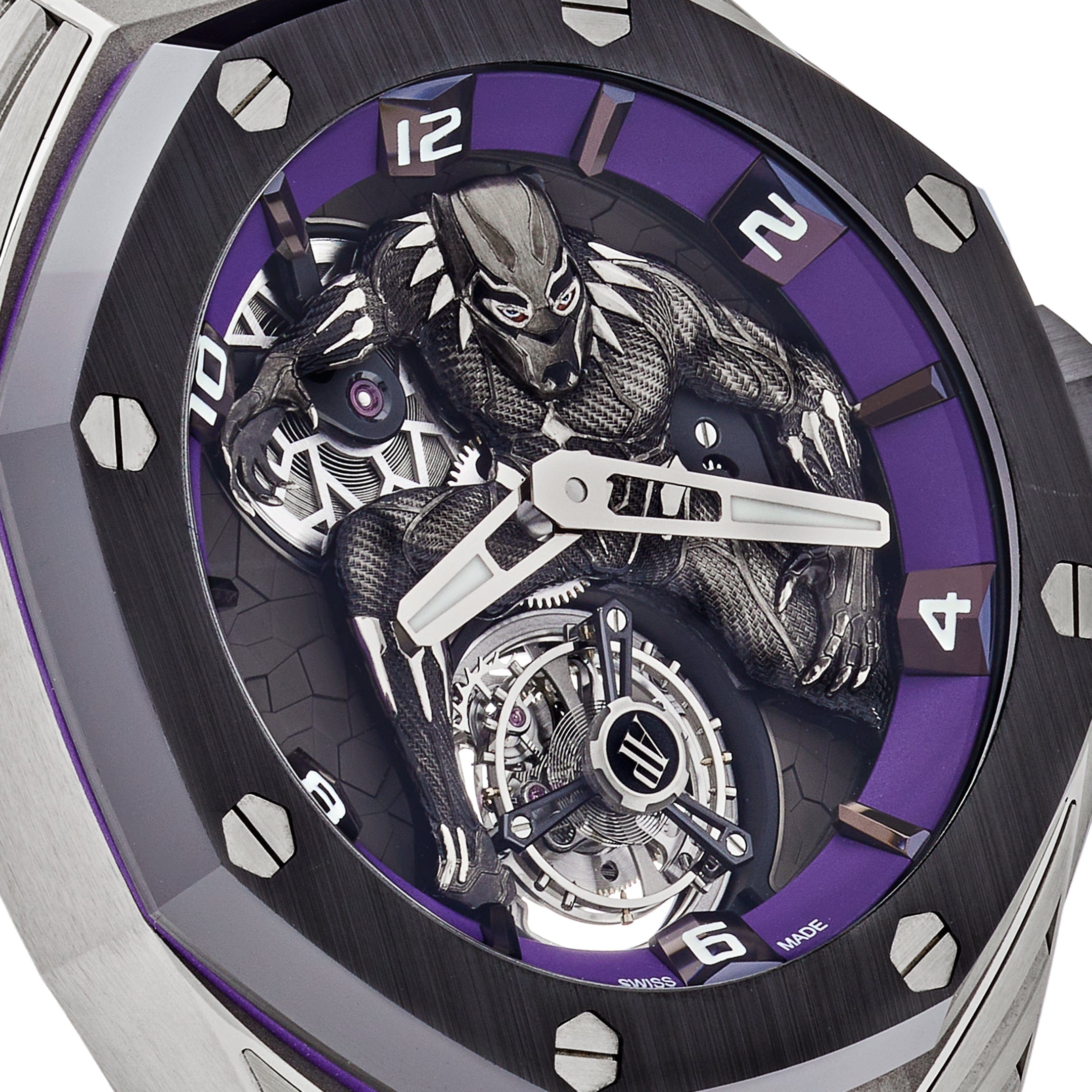 Audemars Piguet Royal Oak Concept 26620IO.OO.D077CA.01 'Black Panther' Flying Tourbillon Limited Edition - Premium Luxury Product