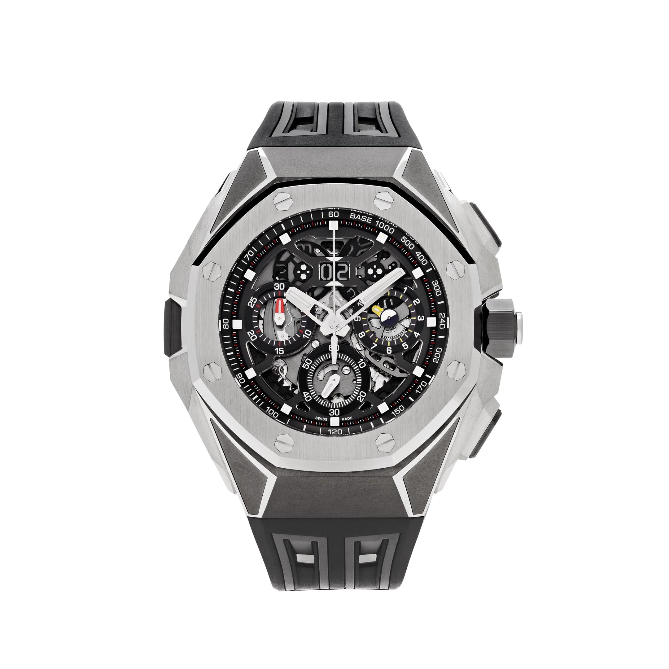 Audemars Piguet Royal Oak Concept 26650TI.OO.D013CA.01 Split Second Chronograph GMT Large Date Titanium (2023) - Premium Luxury Product