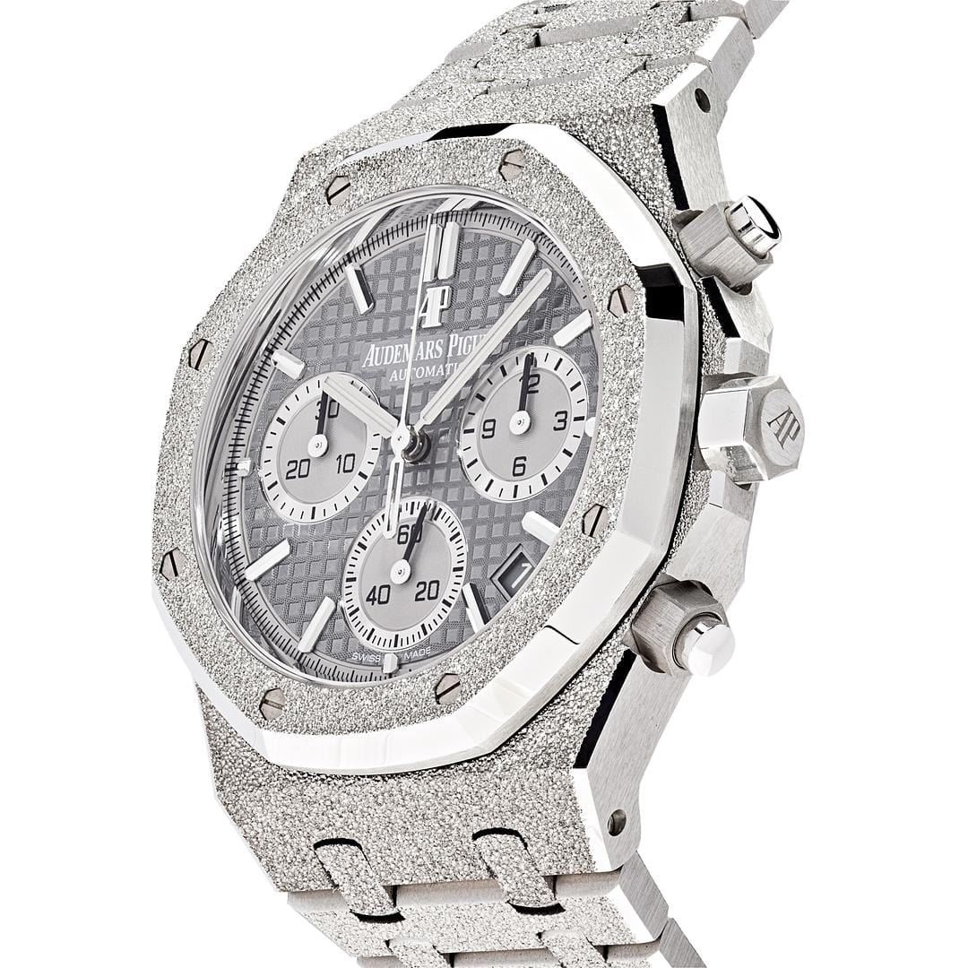 Audemars Piguet Royal Oak 26239BC.GG.1224BC.01 Chronograph Frosted White Gold Limited Edition - Premium Luxury Product