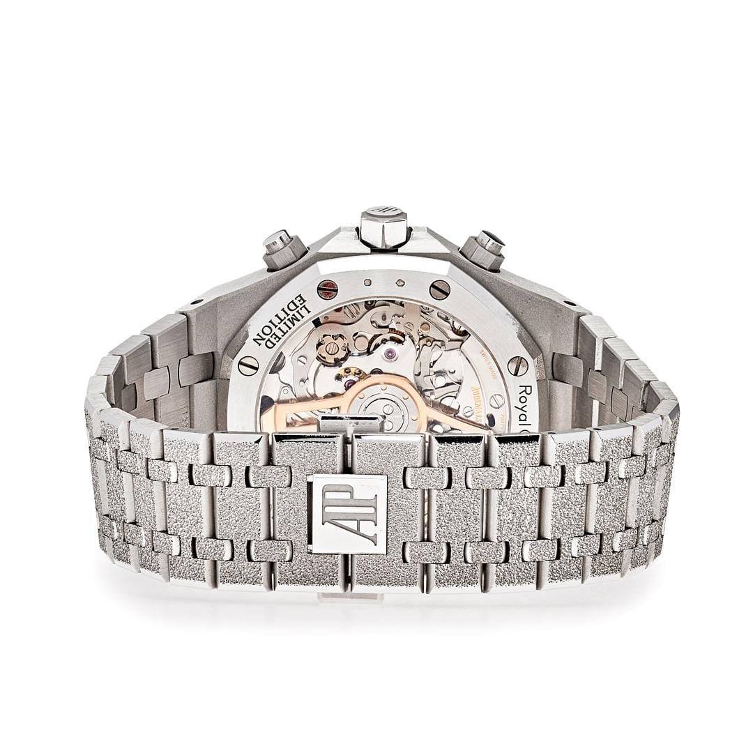 Audemars Piguet Royal Oak 26239BC.GG.1224BC.01 Chronograph Frosted White Gold Limited Edition - Premium Luxury Product