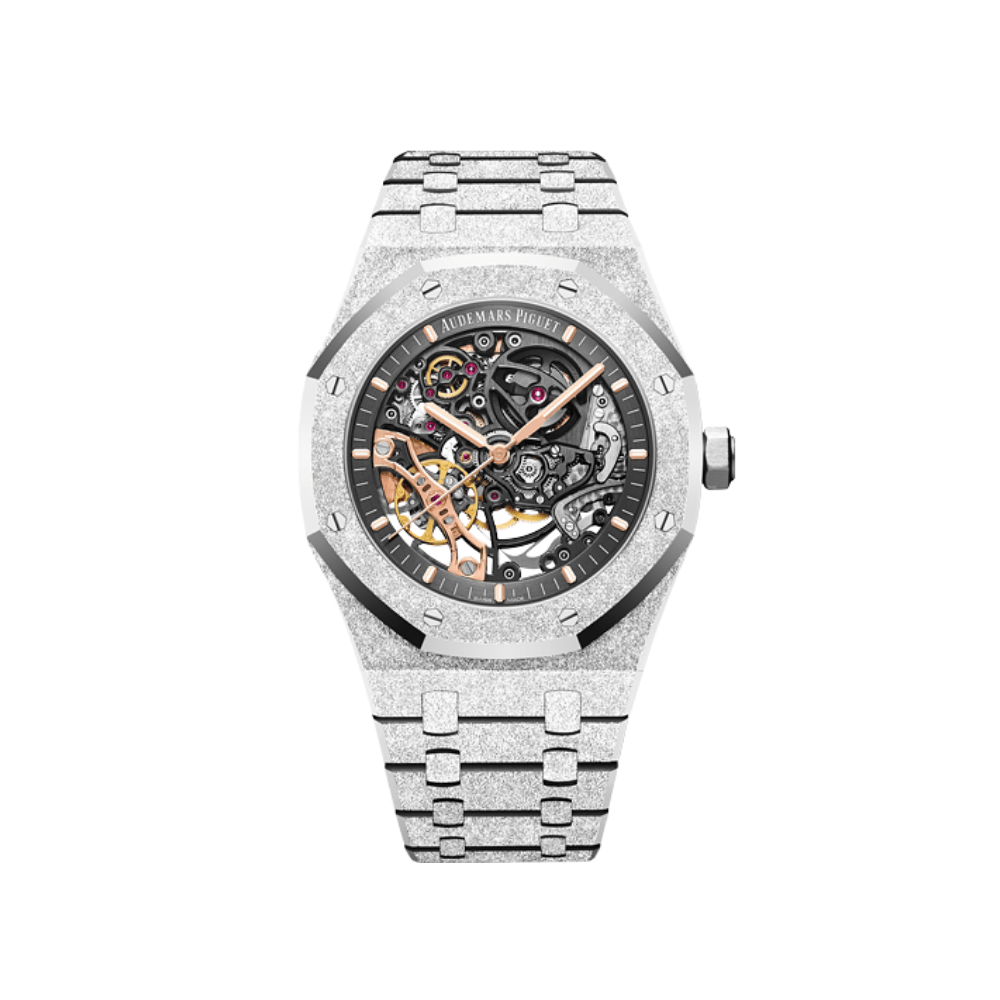 Audemars Piguet Royal Oak 15407BC.GG.1224BC.01 Double Balance Wheel Frosted Gold - Premium Luxury Product