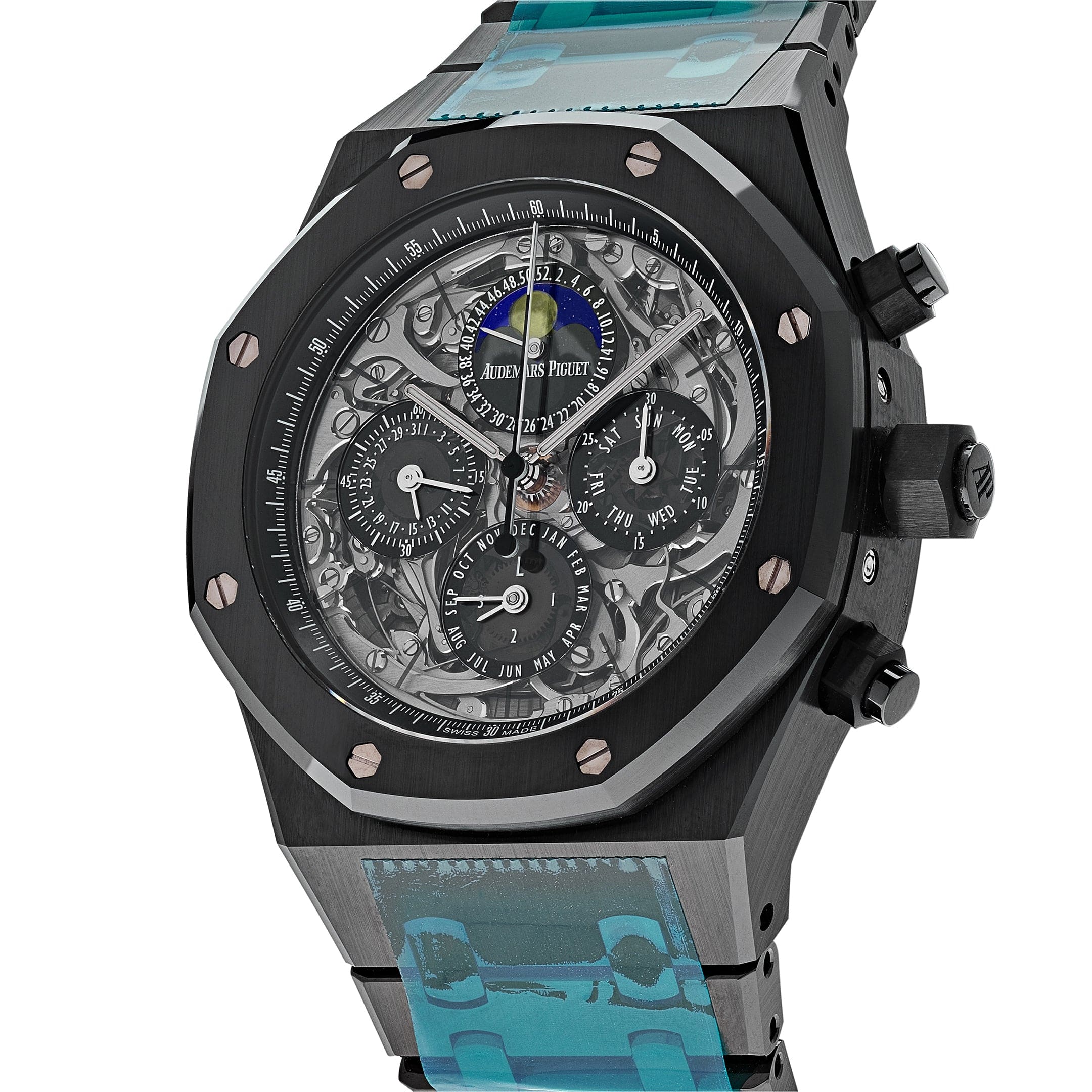 Audemars Piguet Royal Oak 26605CE.00.1248CE.98 Grand Complications Perpetual Calendar Black Ceramic - Premium Luxury Product