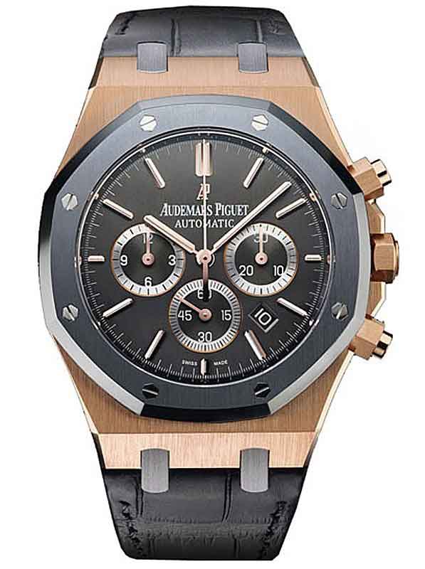 Audemars Piguet Royal Oak Leo Messi Automatic Chronograph Rose Gold Men's Watch - Premium Luxury Product