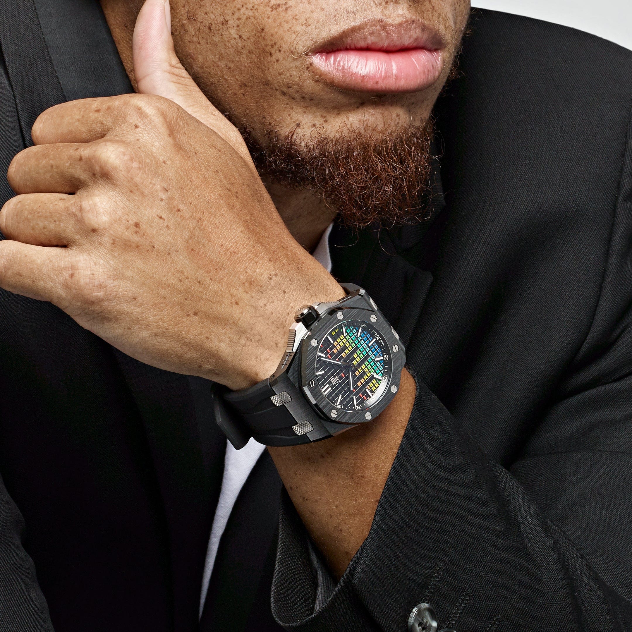 Audemars Piguet Royal Oak Offshore 15600CE.OO.A002CA.01 Selfwinding 'Music Edition' Black Ceramic Limited Edition - Premium Luxury Product