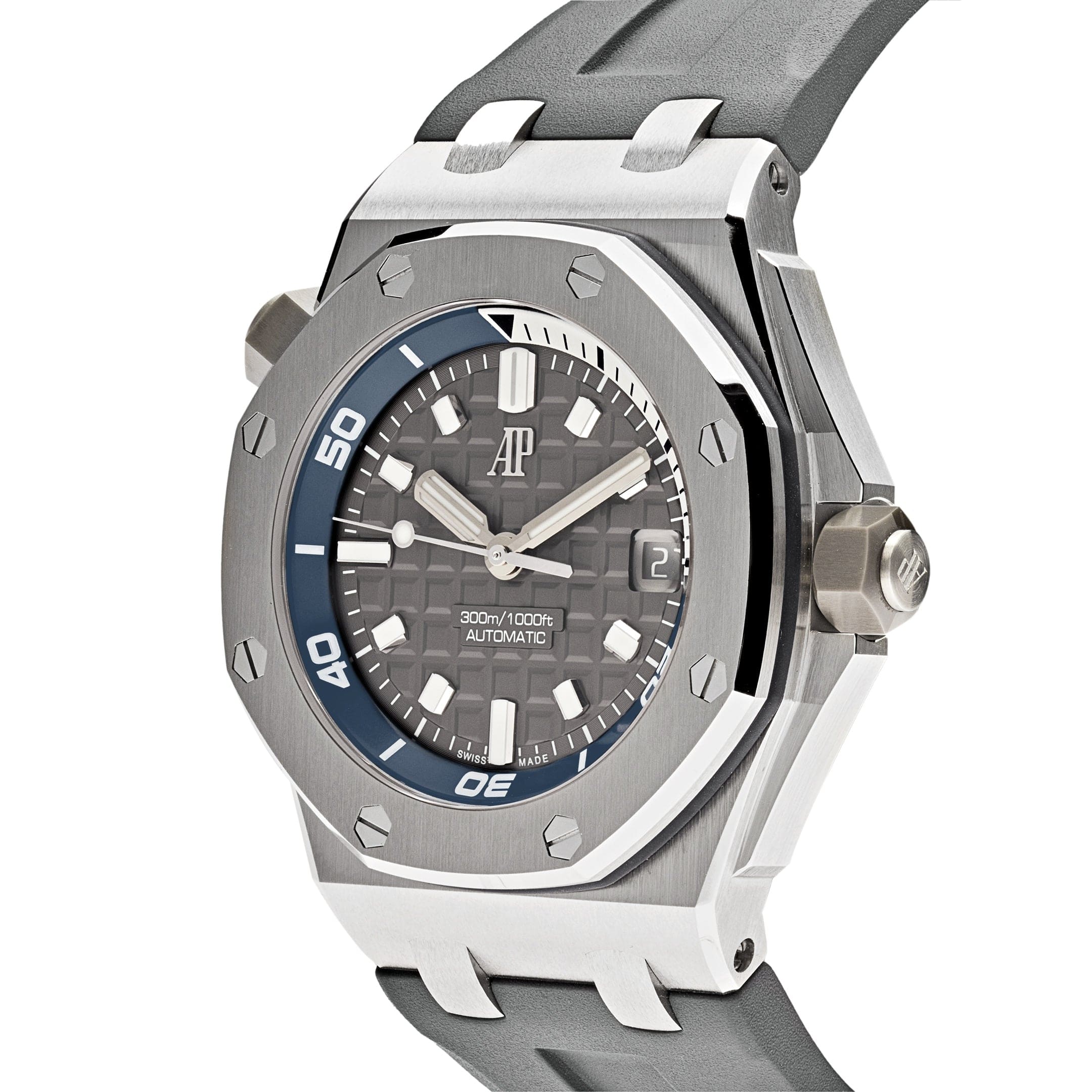 Audemars Piguet Royal Oak Offshore 15720ST.OO.A009CA.01 Diver Stainless Steel Grey Dial (2023) - Premium Luxury Product
