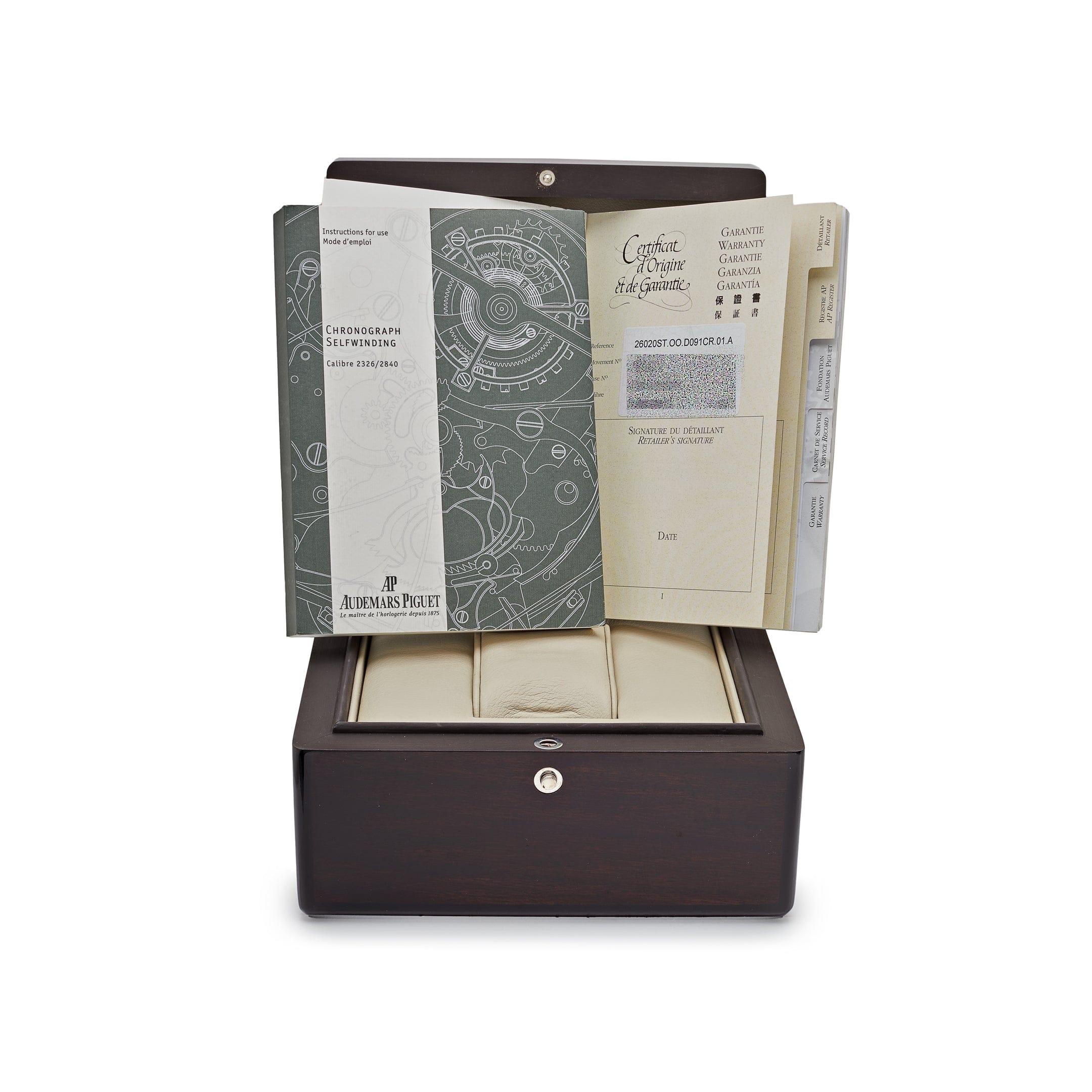 Audemars Piguet Royal Oak Offshore 26020ST.OO.D091CR.01.A Chronograph 'Safari' Stainless Steel White Dial - Premium Luxury Product