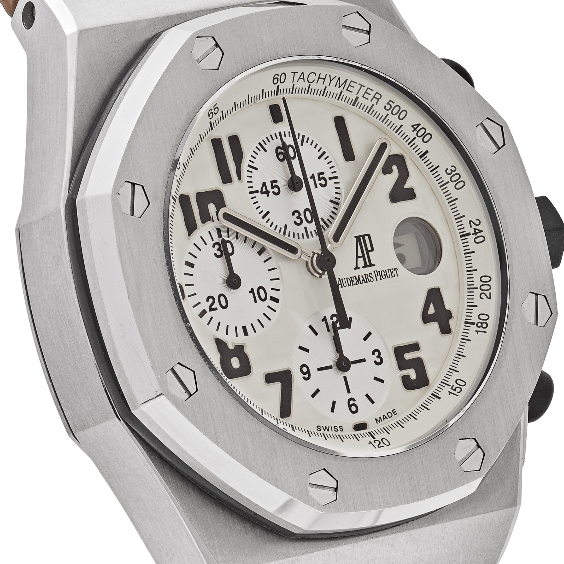 Audemars Piguet Royal Oak Offshore 26020ST.OO.D091CR.01.A Chronograph 'Safari' Stainless Steel White Dial - Premium Luxury Product
