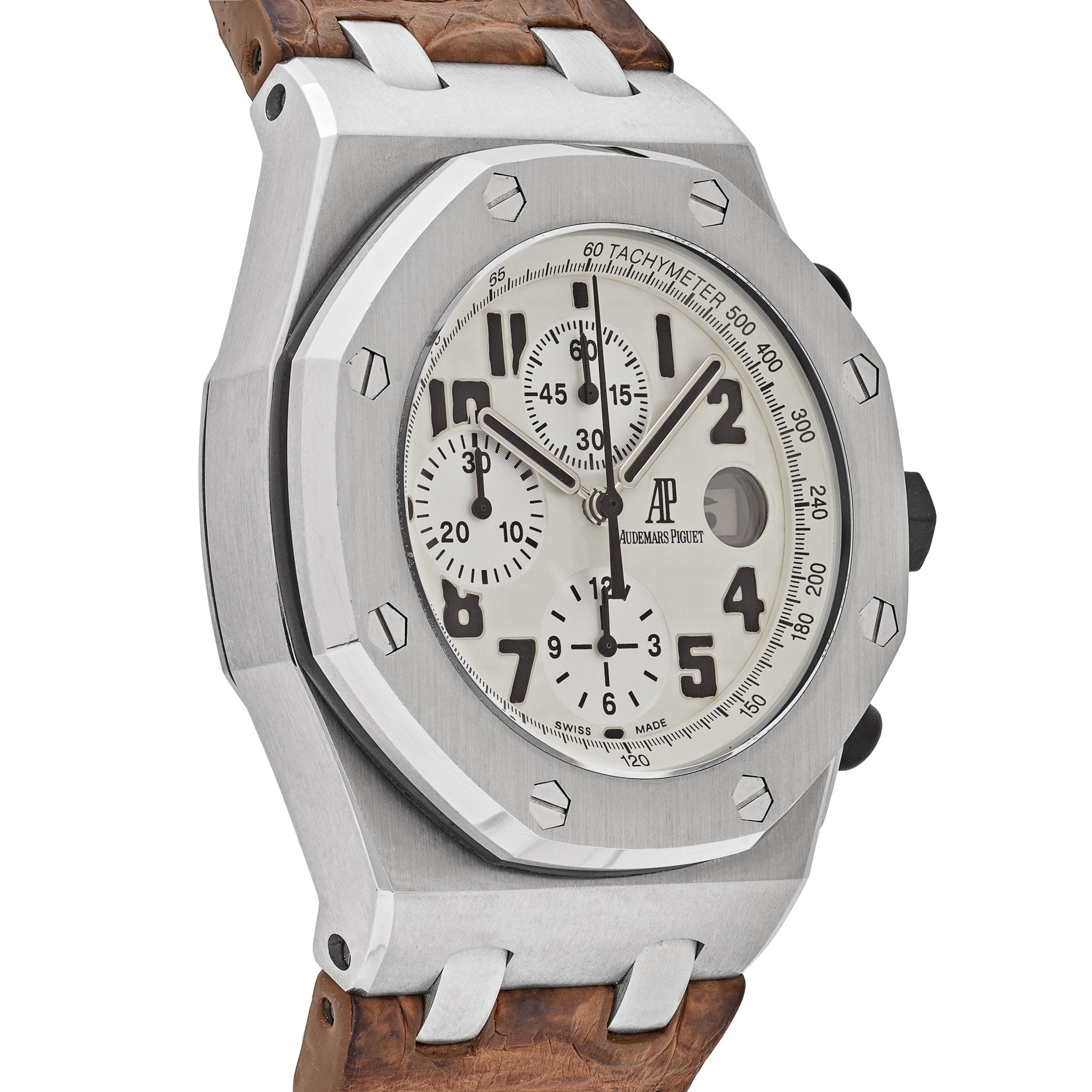 Audemars Piguet Royal Oak Offshore 26020ST.OO.D091CR.01.A Chronograph 'Safari' Stainless Steel White Dial - Premium Luxury Product