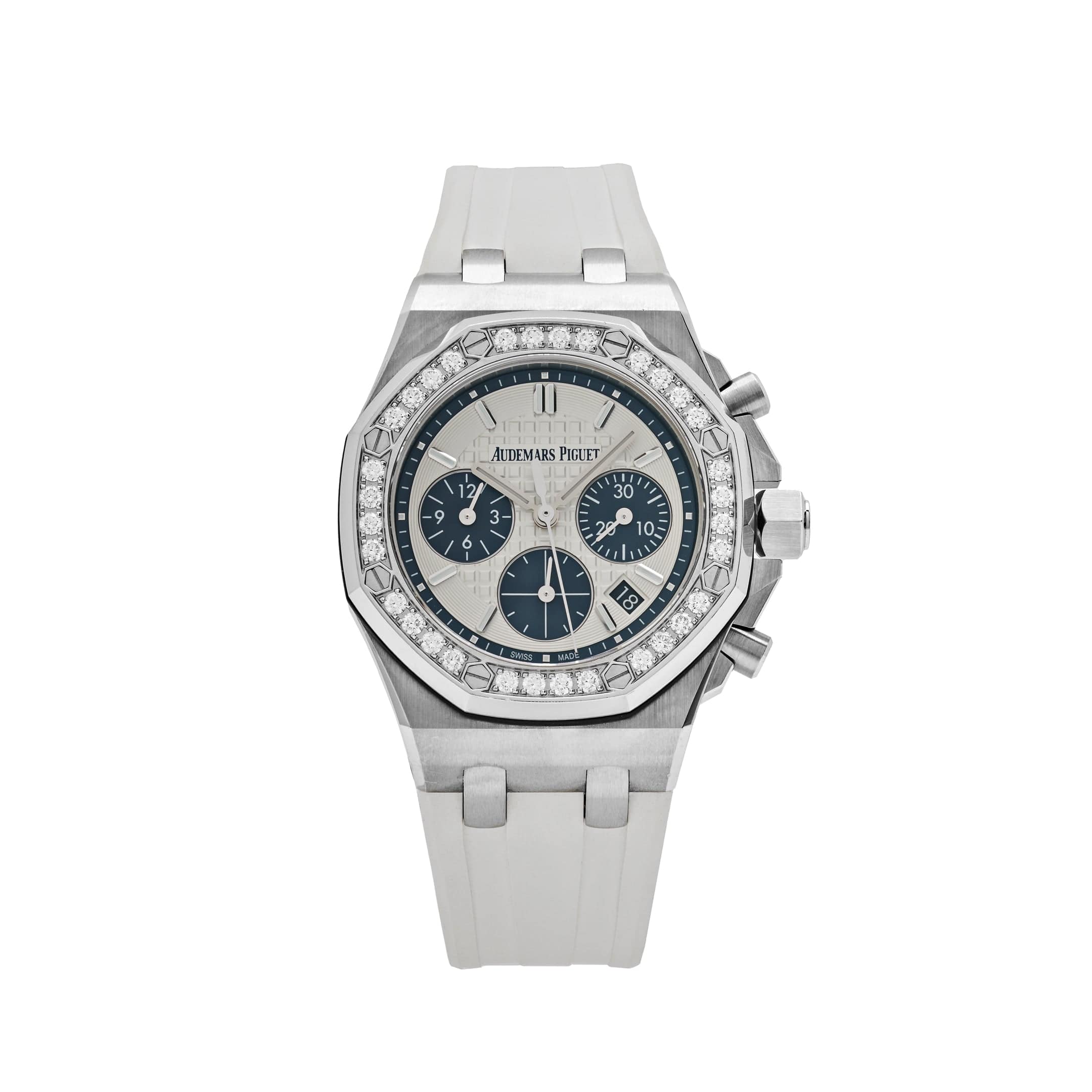 Audemars Piguet Royal Oak Offshore 26231ST.ZZ.D010CA.01.A Stainless Steel Silver Dial Diamond Bezel (2021) - Premium Luxury Product