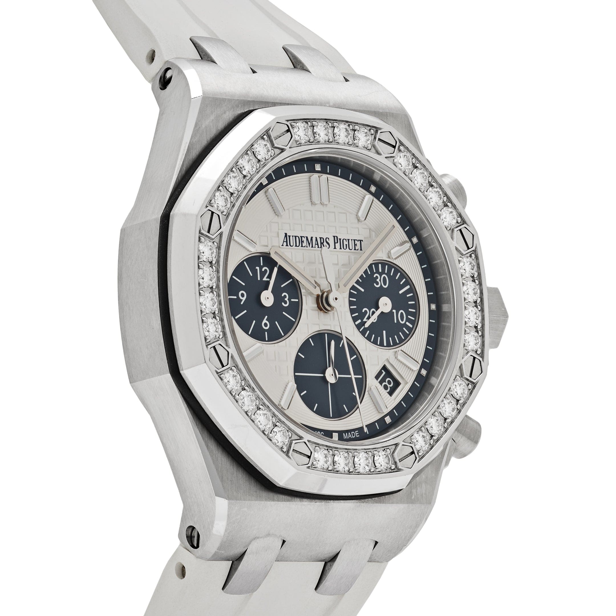 Audemars Piguet Royal Oak Offshore 26231ST.ZZ.D010CA.01.A Stainless Steel Silver Dial Diamond Bezel (2021) - Premium Luxury Product
