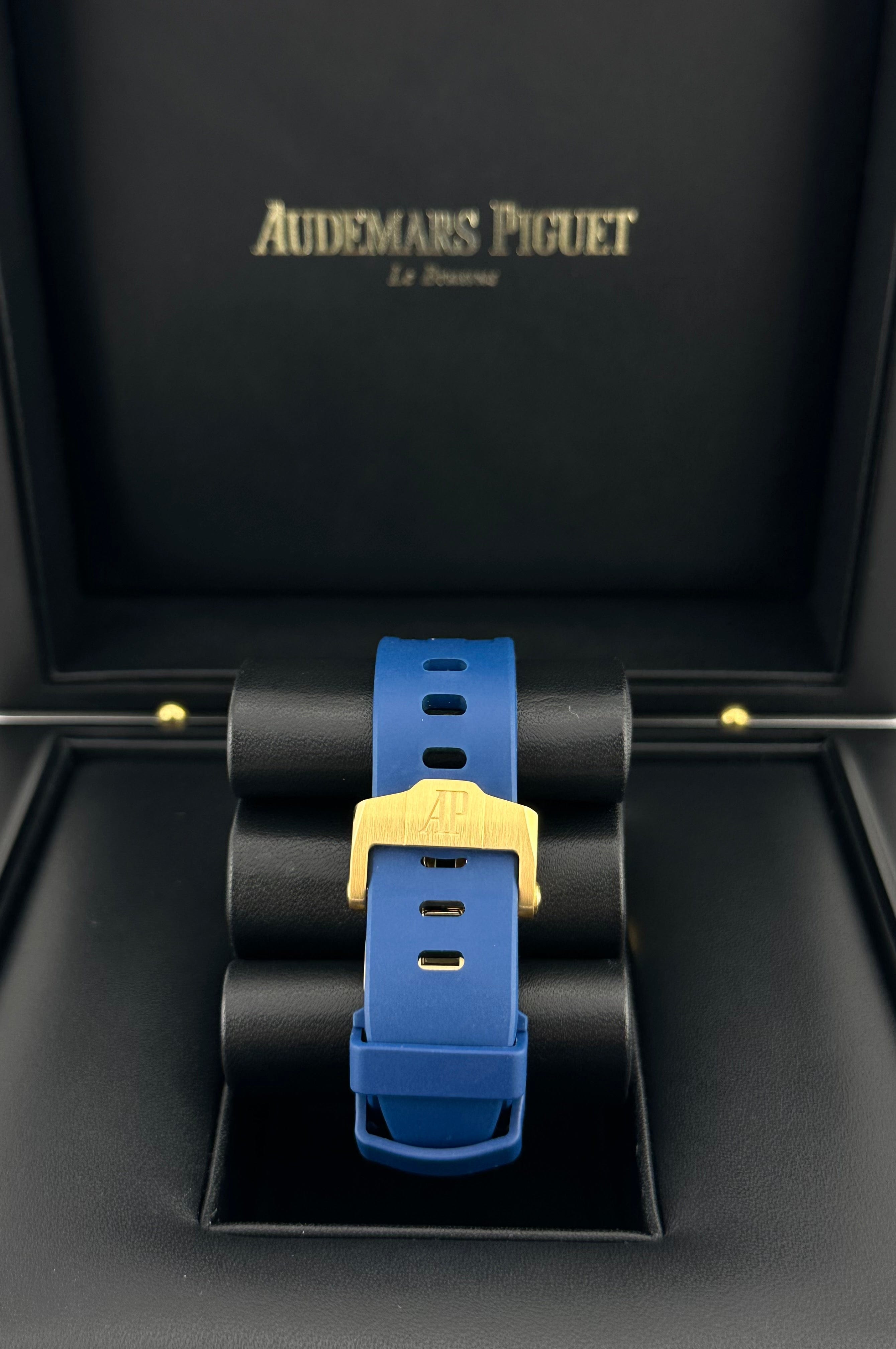 Audemars Piguet Royal Oak Offshore 26236BA.YY.D346CA.01 Yellow Gold Sapphire Dial (2023) - Premium Luxury Product