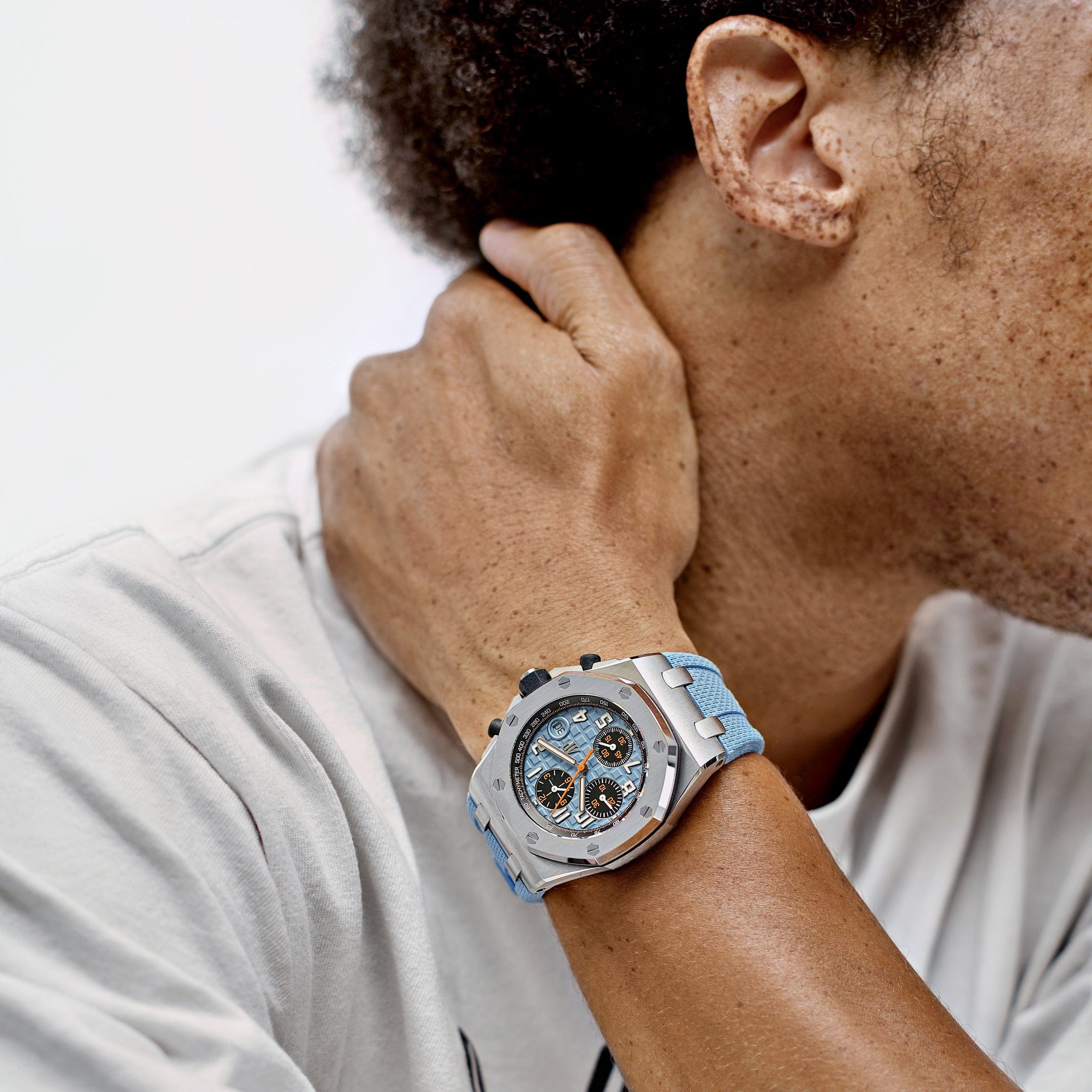 Audemars Piguet Royal Oak Offshore 26238ST.OO.A340CA.01 Chronograph Stainless Steel Blue Dial - Premium Luxury Product