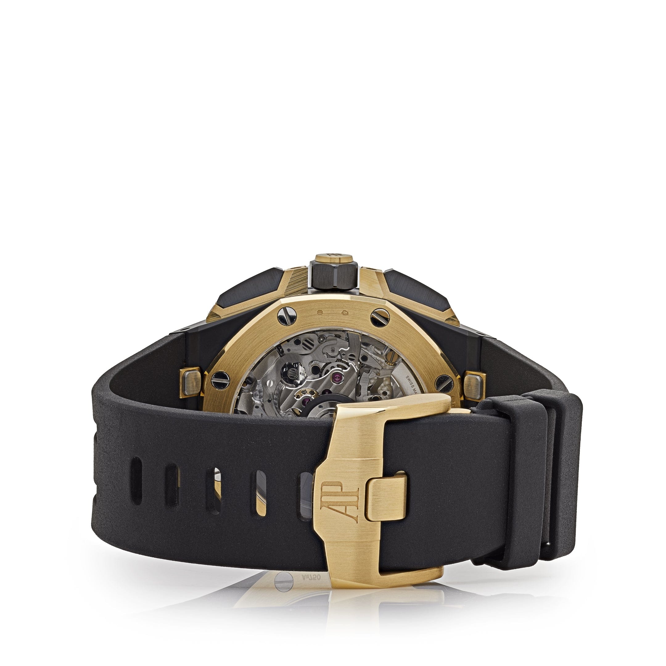 Audemars Piguet Royal Oak Offshore 26420CE.OO.A127CR.01 Chronograph Black Ceramic Yellow Gold Black Dial - Premium Luxury Product