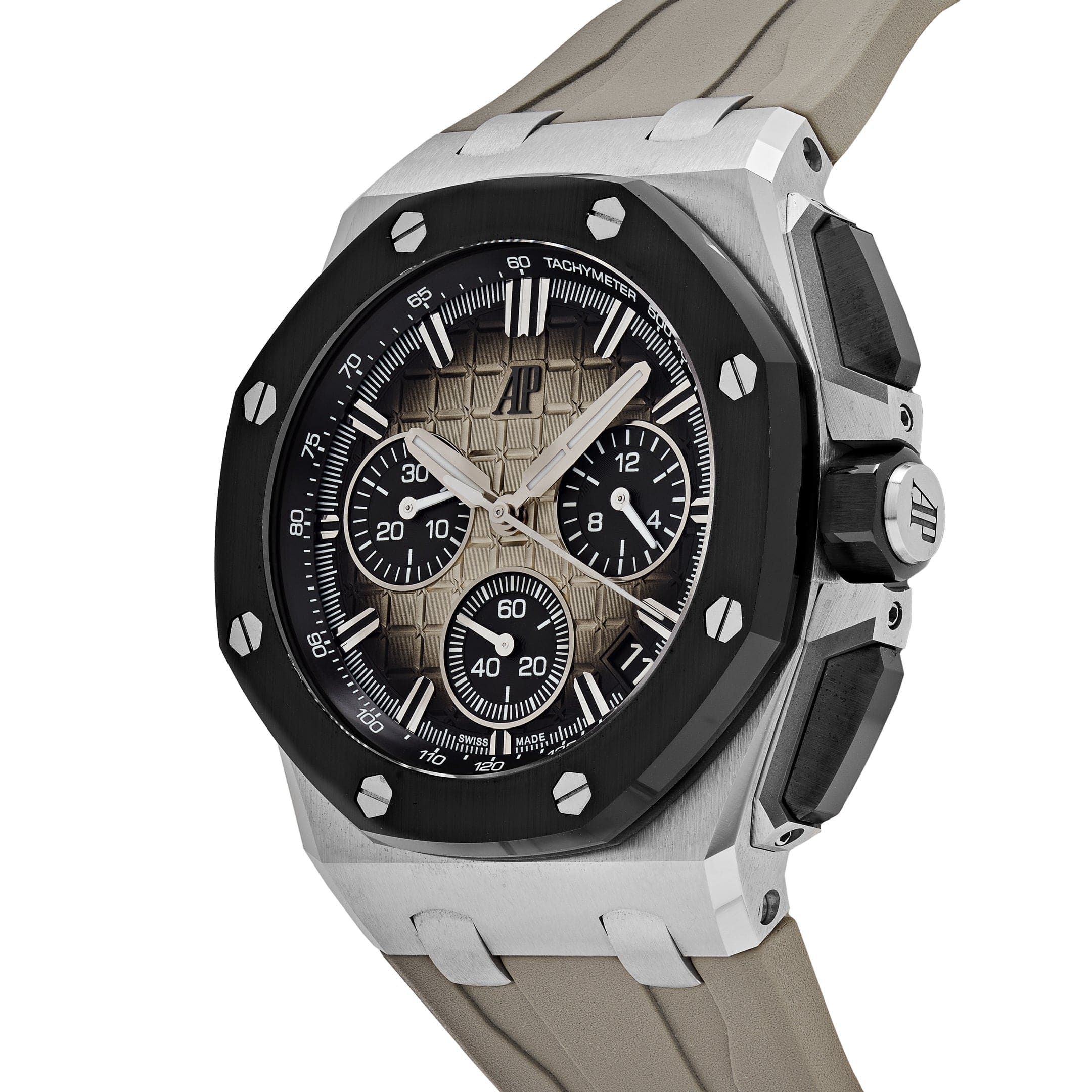 Audemars Piguet Royal Oak Offshore 26420SO.OO.A600CA.01 Chronograph Stainless Steel Smoke/Brown Dial (2023) - Premium Luxury Product