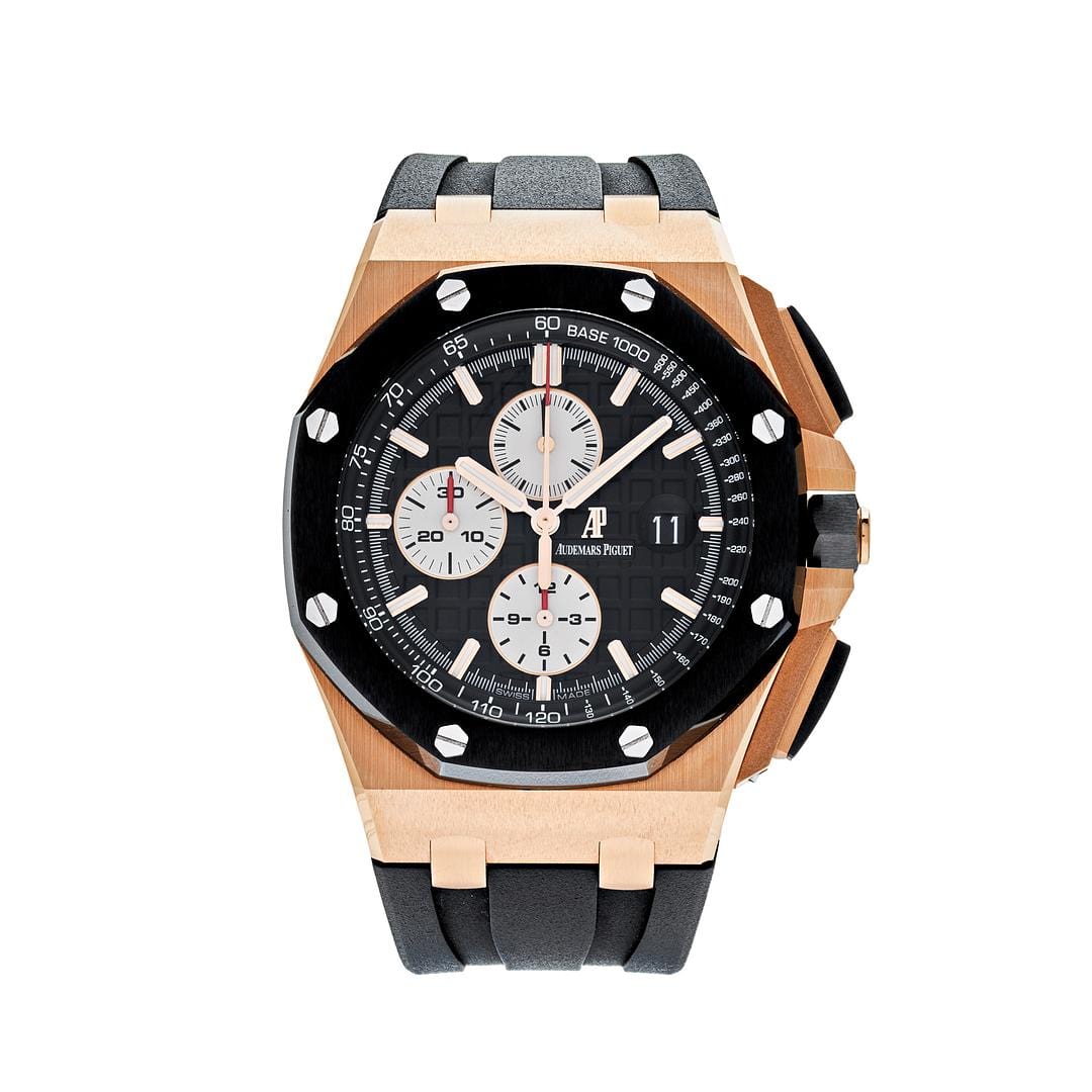 Audemars Piguet Royal Oak Offshore 26400RO.OO.A002CA.01 Chronograph Rose Gold Black Dial (2012) - Premium Luxury Product