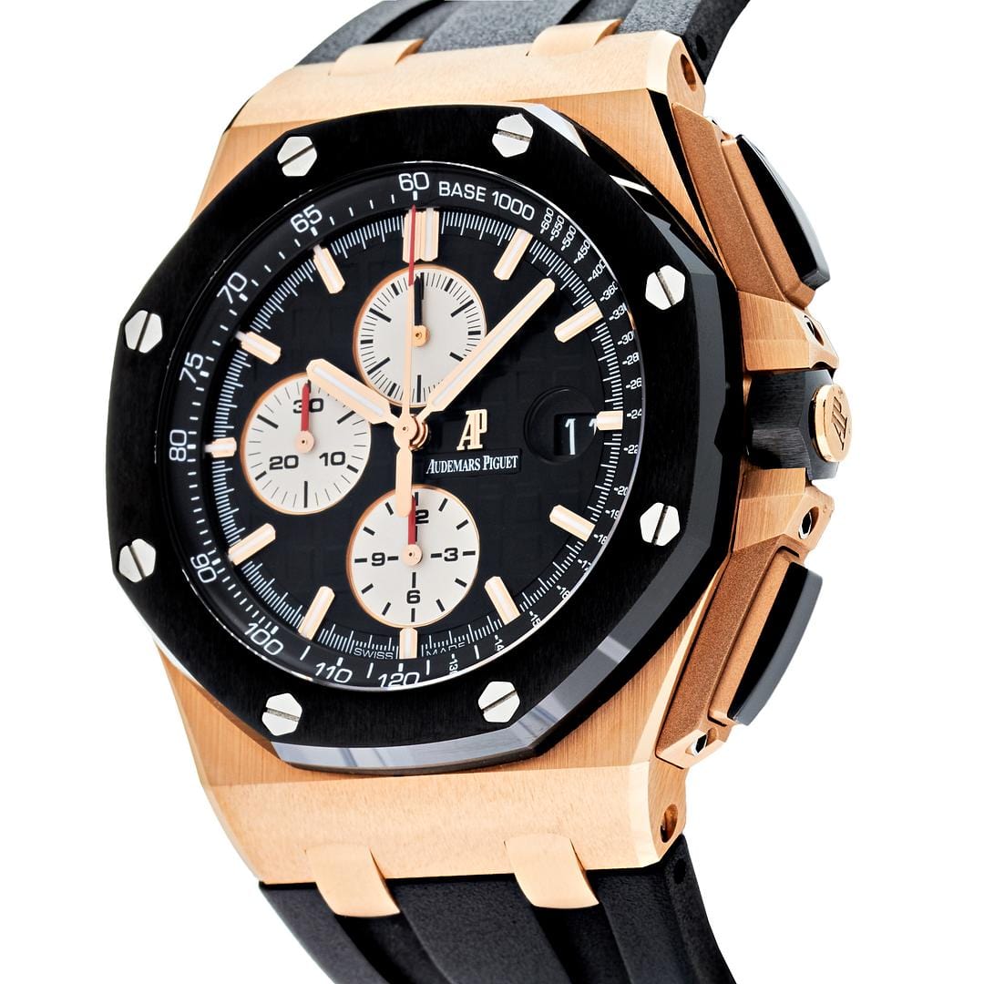 Audemars Piguet Royal Oak Offshore 26400RO.OO.A002CA.01 Chronograph Rose Gold Black Dial (2012) - Premium Luxury Product
