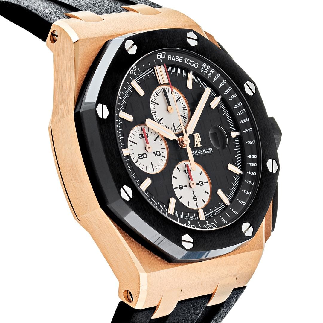 Audemars Piguet Royal Oak Offshore 26400RO.OO.A002CA.01 Chronograph Rose Gold Black Dial (2012) - Premium Luxury Product