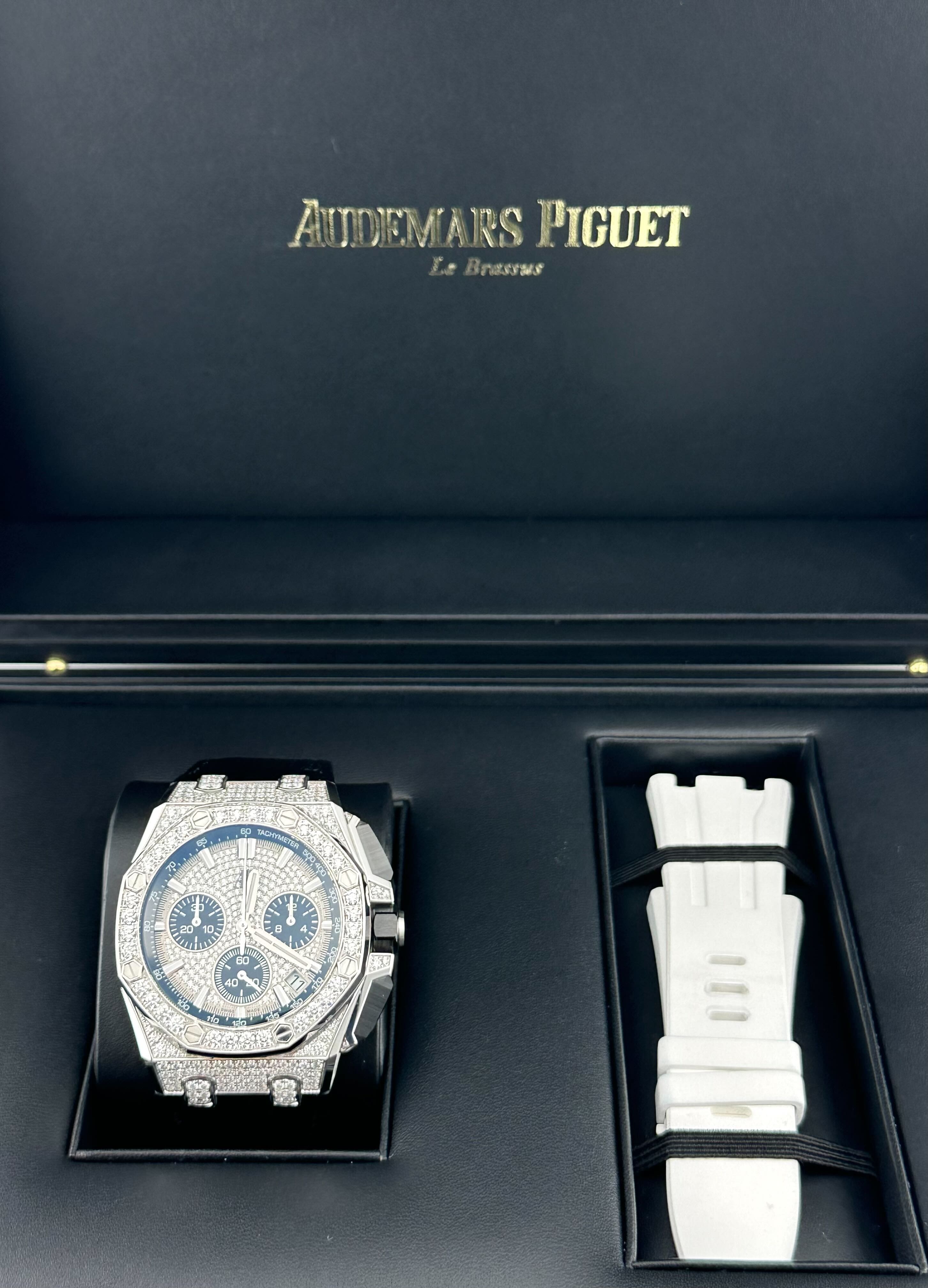 Audemars Piguet Royal Oak Offshore 26423BC.ZZ.D002CA.01 Chronograph Diamond Case And Bezel - Premium Luxury Product