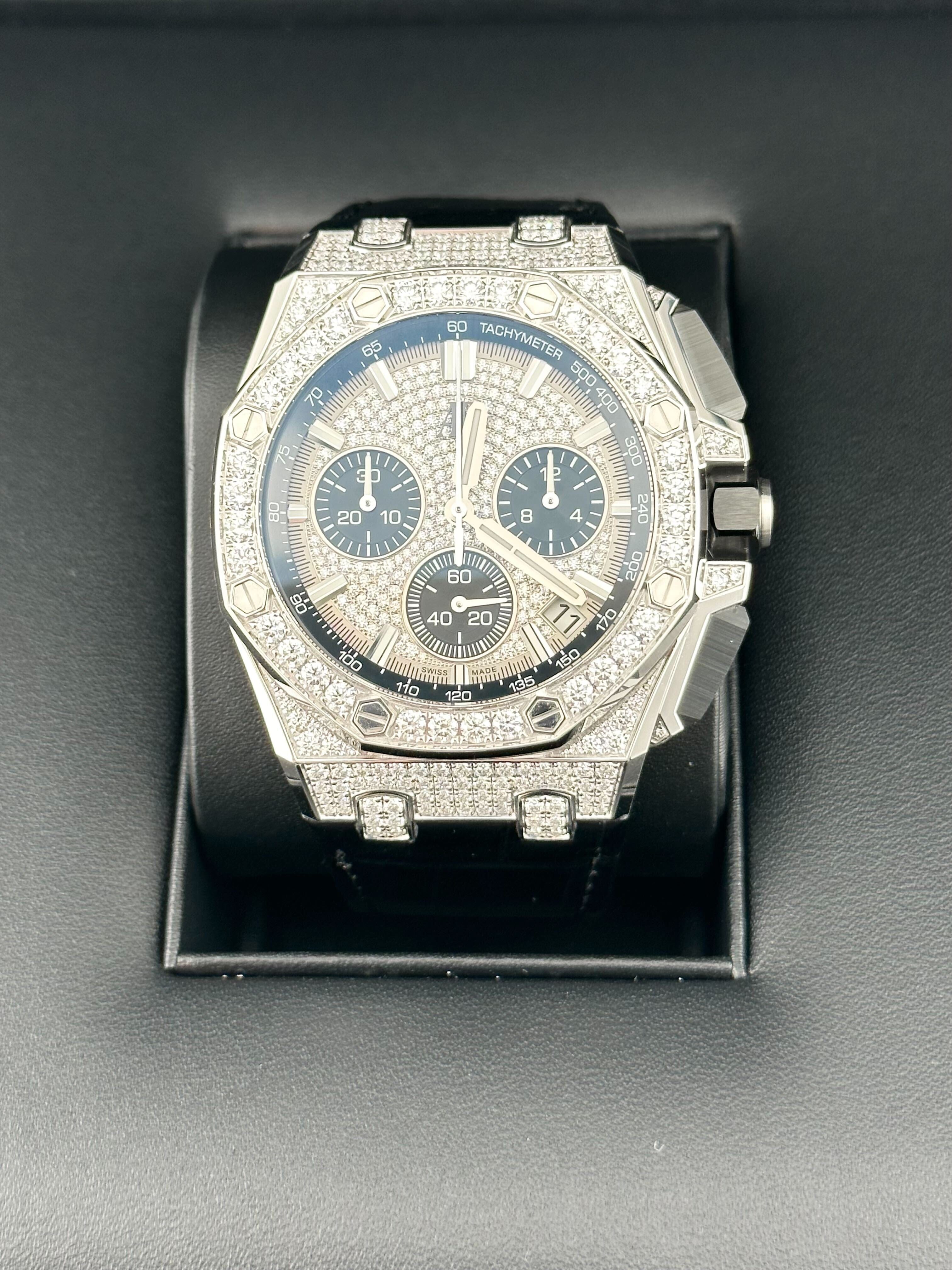 Audemars Piguet Royal Oak Offshore 26423BC.ZZ.D002CA.01 Chronograph Diamond Case And Bezel - Premium Luxury Product