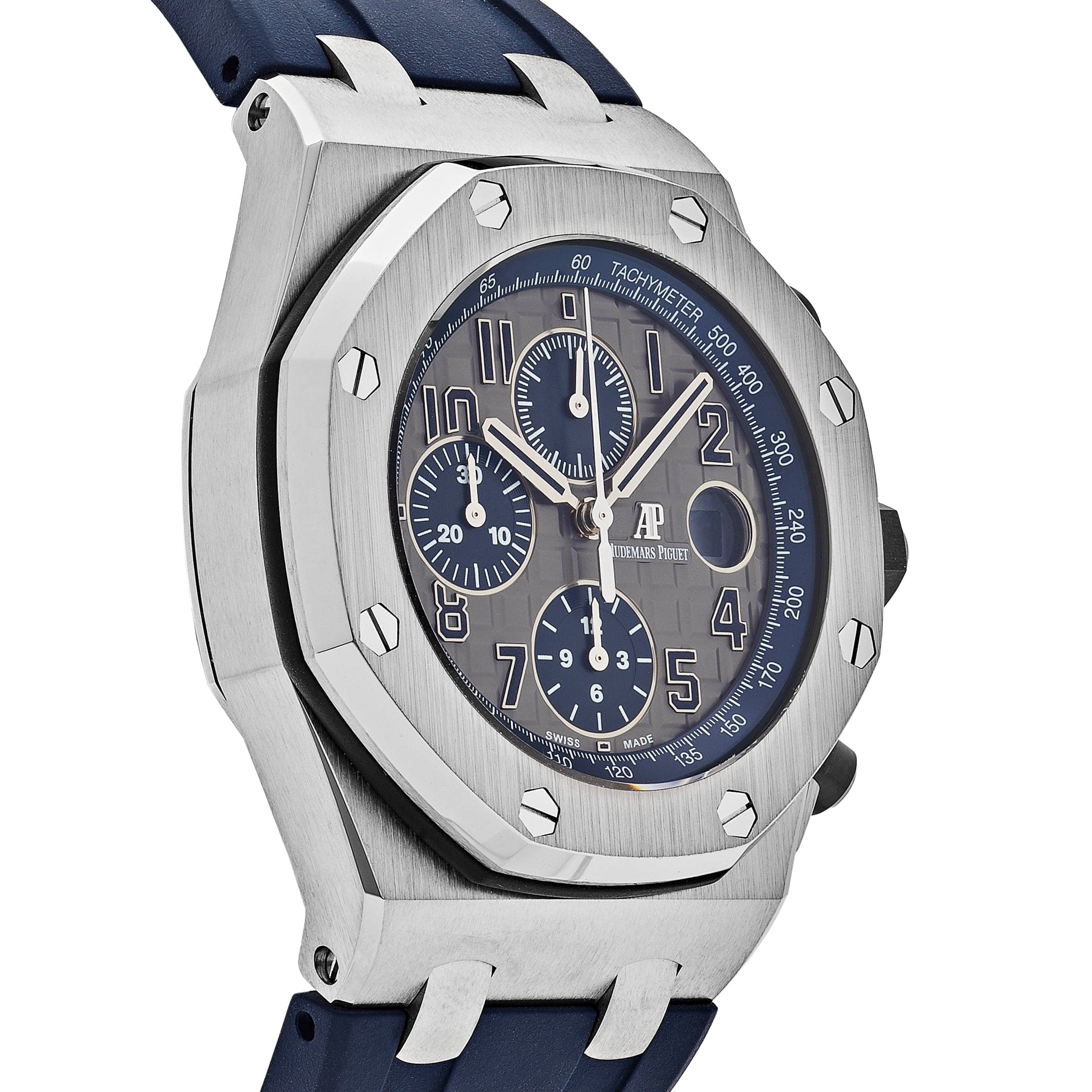 Audemars Piguet Royal Oak Offshore 26474TI.OO.1000TI.01 Chronograph 'QEII Cup' Titanium Grey Dial Limited Edition (2019) - Premium Luxury Product