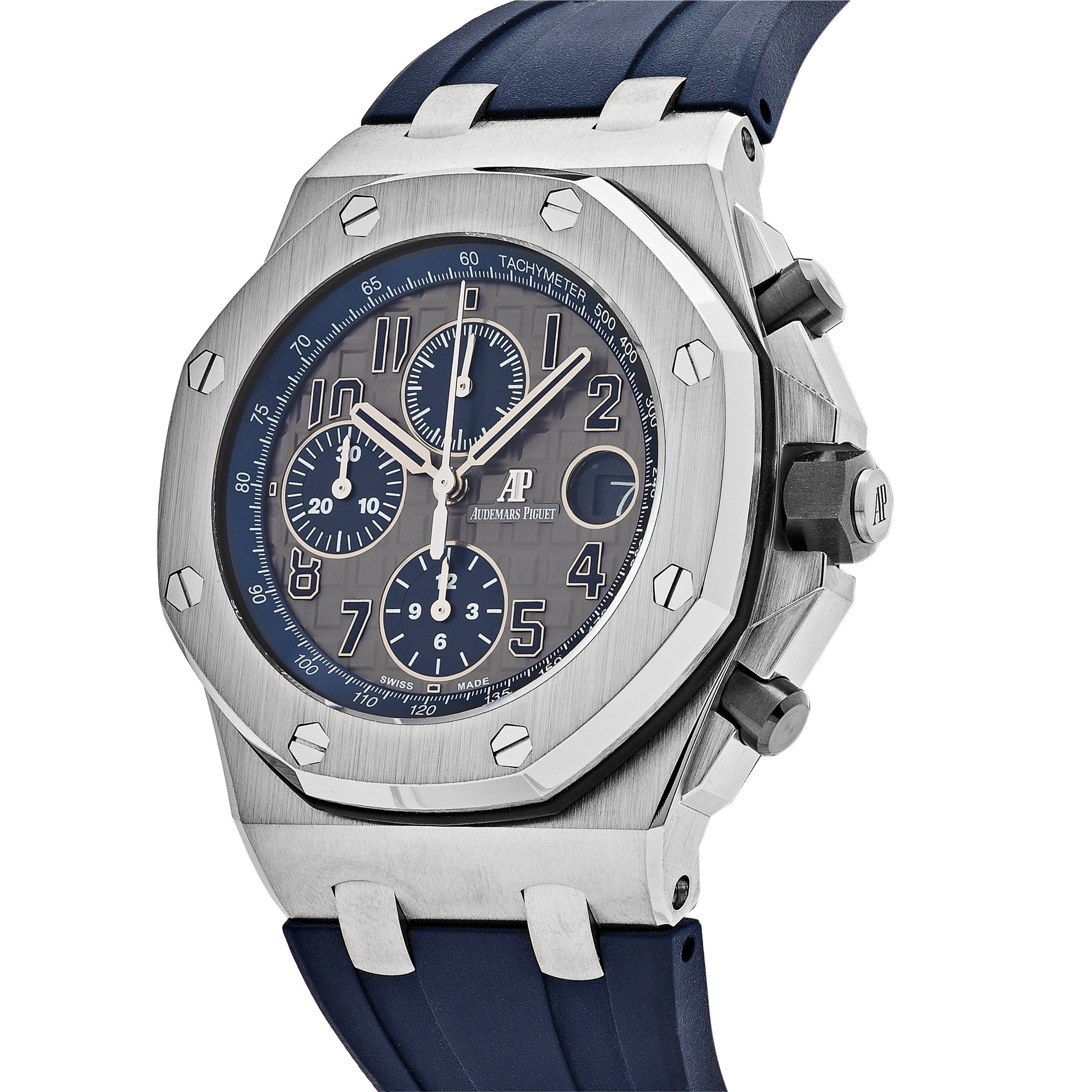 Audemars Piguet Royal Oak Offshore 26474TI.OO.1000TI.01 Chronograph 'QEII Cup' Titanium Grey Dial Limited Edition (2019) - Premium Luxury Product