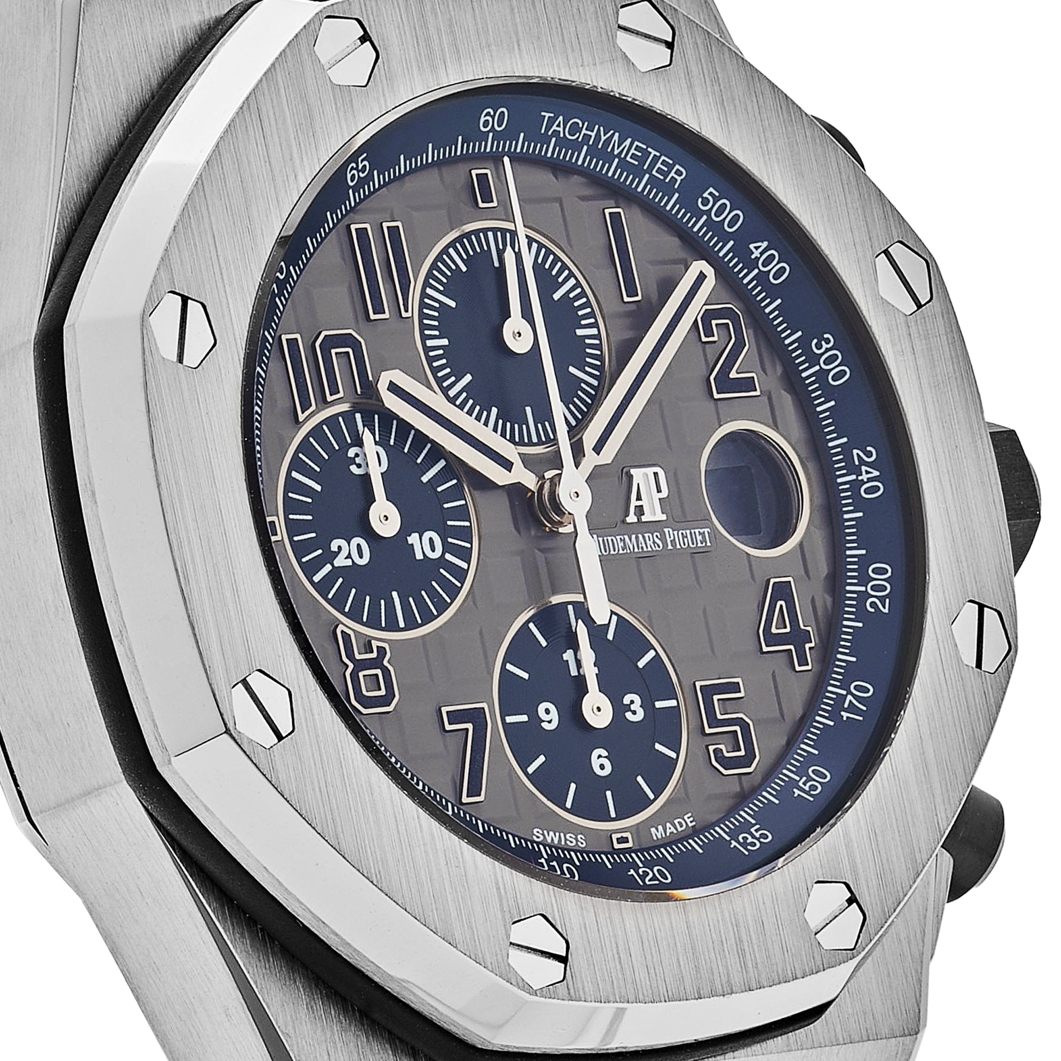 Audemars Piguet Royal Oak Offshore 26474TI.OO.1000TI.01 Chronograph 'QEII Cup' Titanium Grey Dial Limited Edition (2019) - Premium Luxury Product
