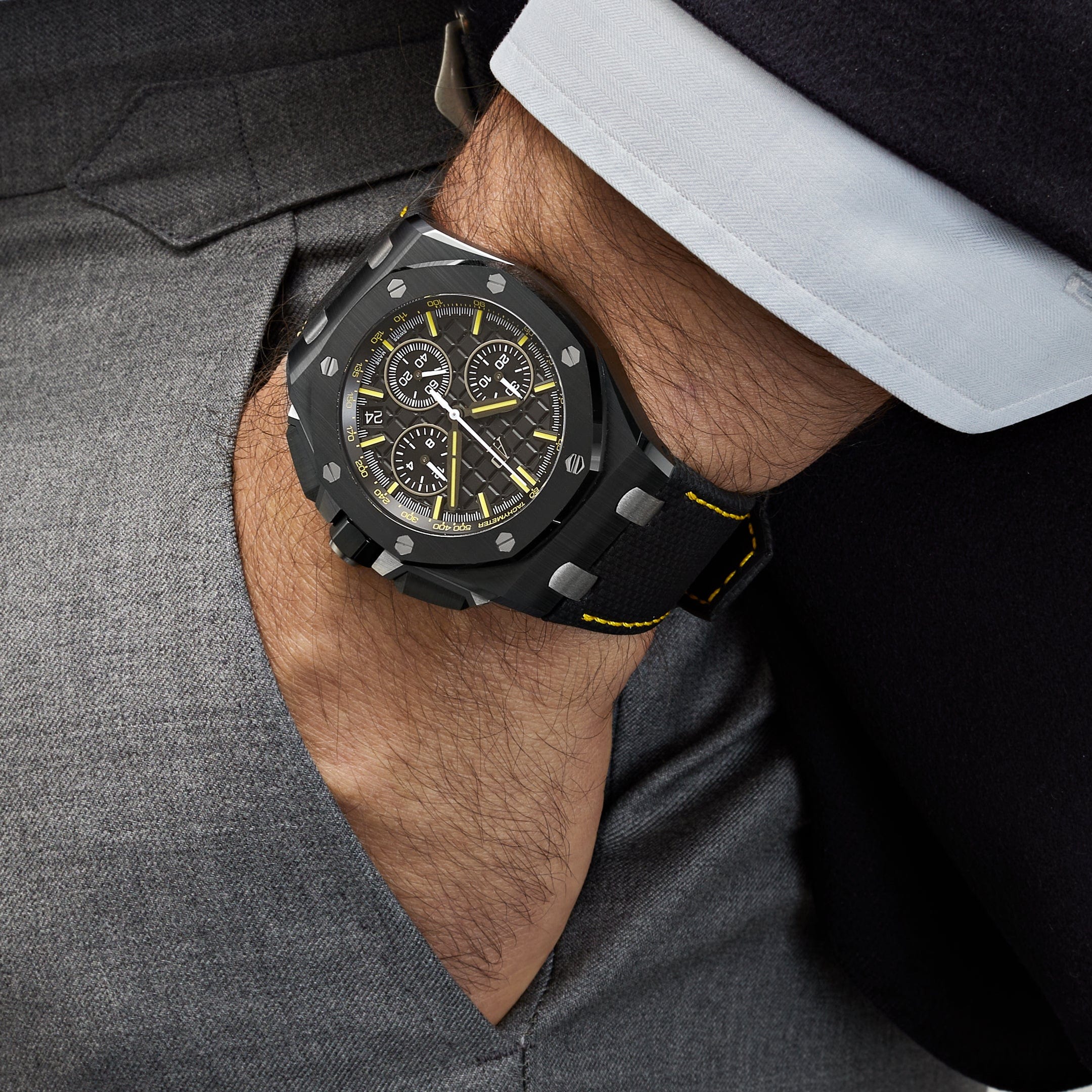 Audemars Piguet Royal Oak Offshore 26420CE.OO.A005VE.01 Chronograph 'End Of Days' Black Ceramic Limited Edition - Premium Luxury Product