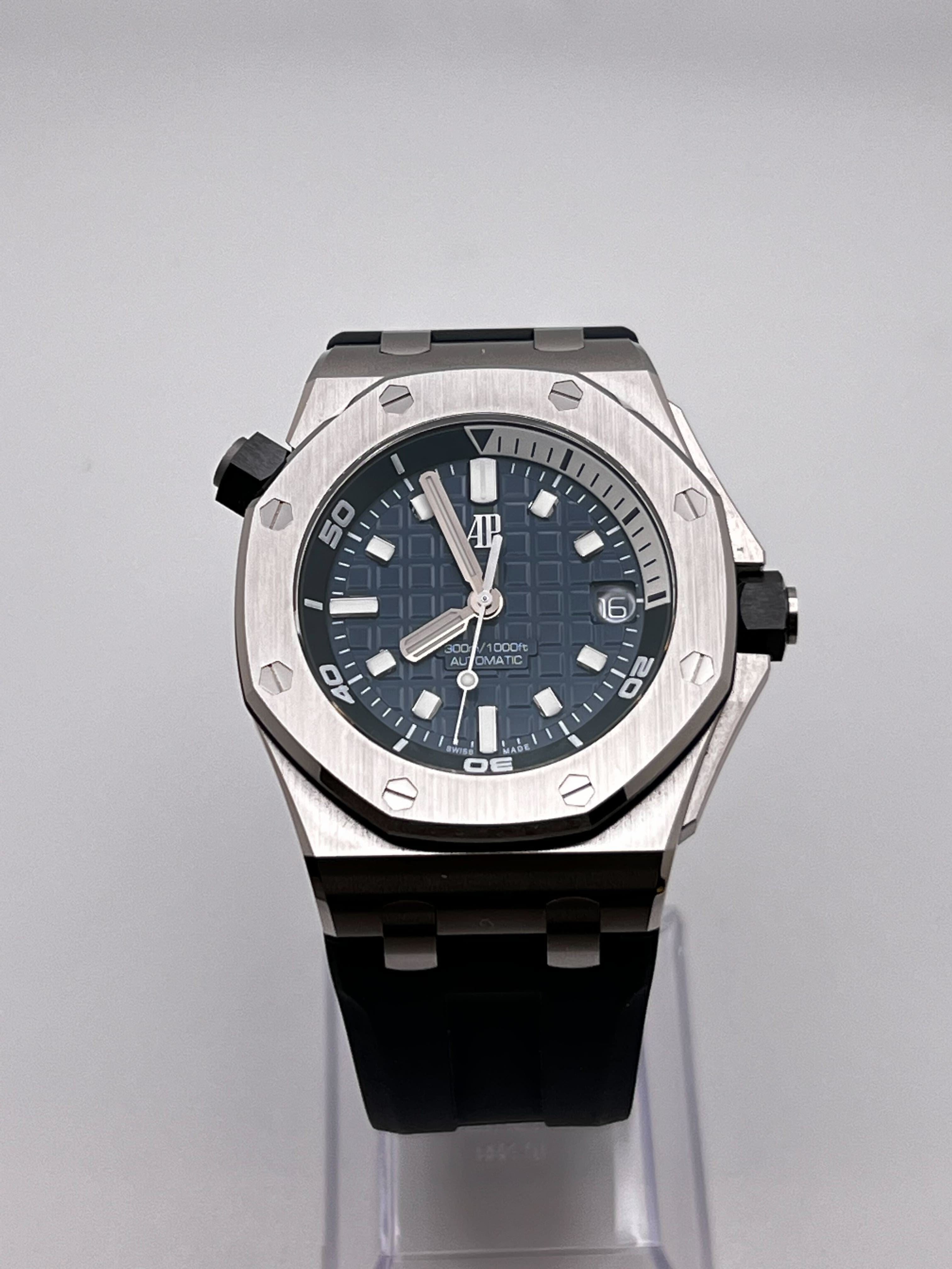Audemars Piguet Royal Oak Offshore 15720ST.OO.A027CA.01 Diver Stainless Steel Blue Dial - Premium Luxury Product