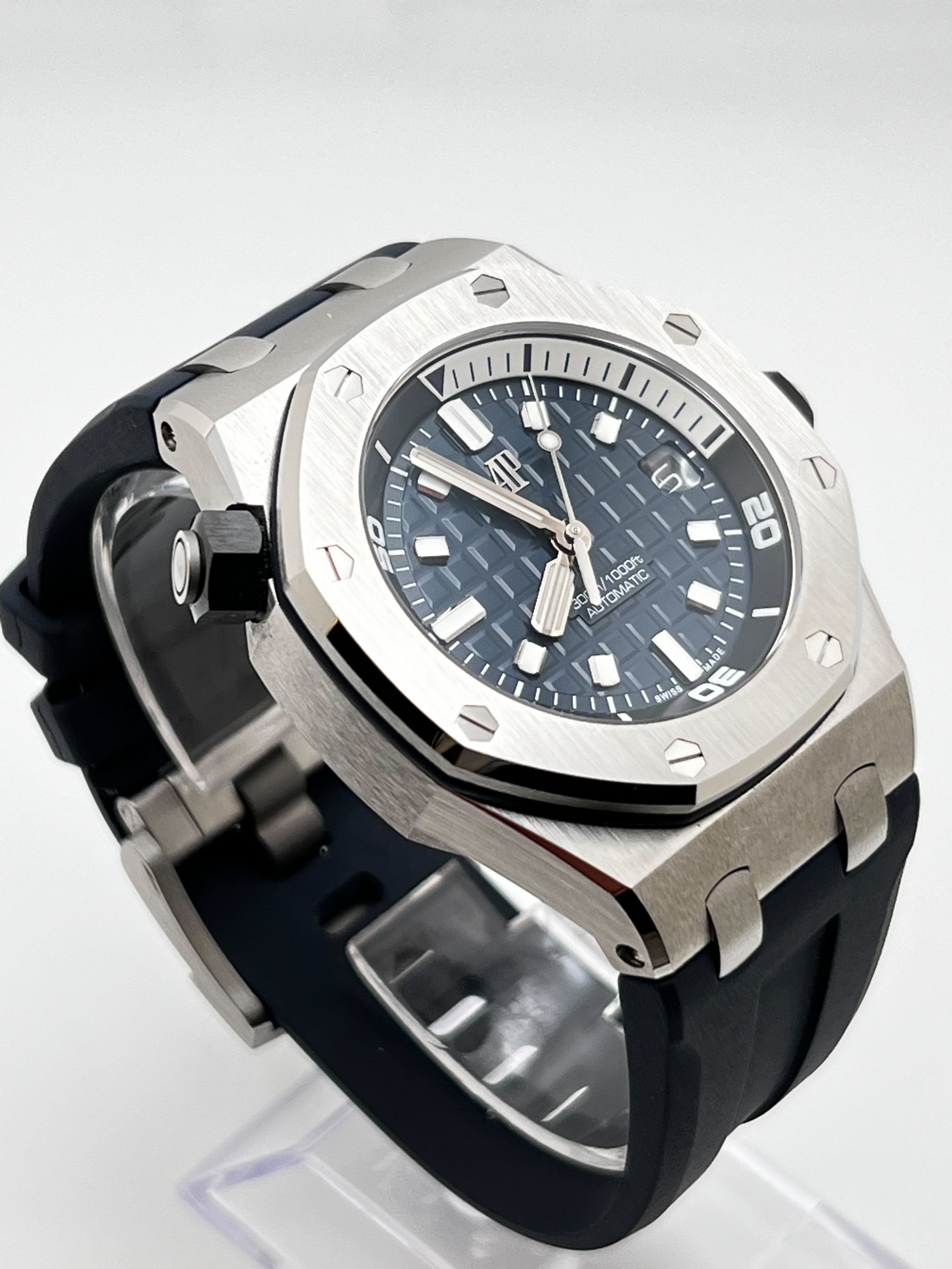 Audemars Piguet Royal Oak Offshore 15720ST.OO.A027CA.01 Diver Stainless Steel Blue Dial - Premium Luxury Product