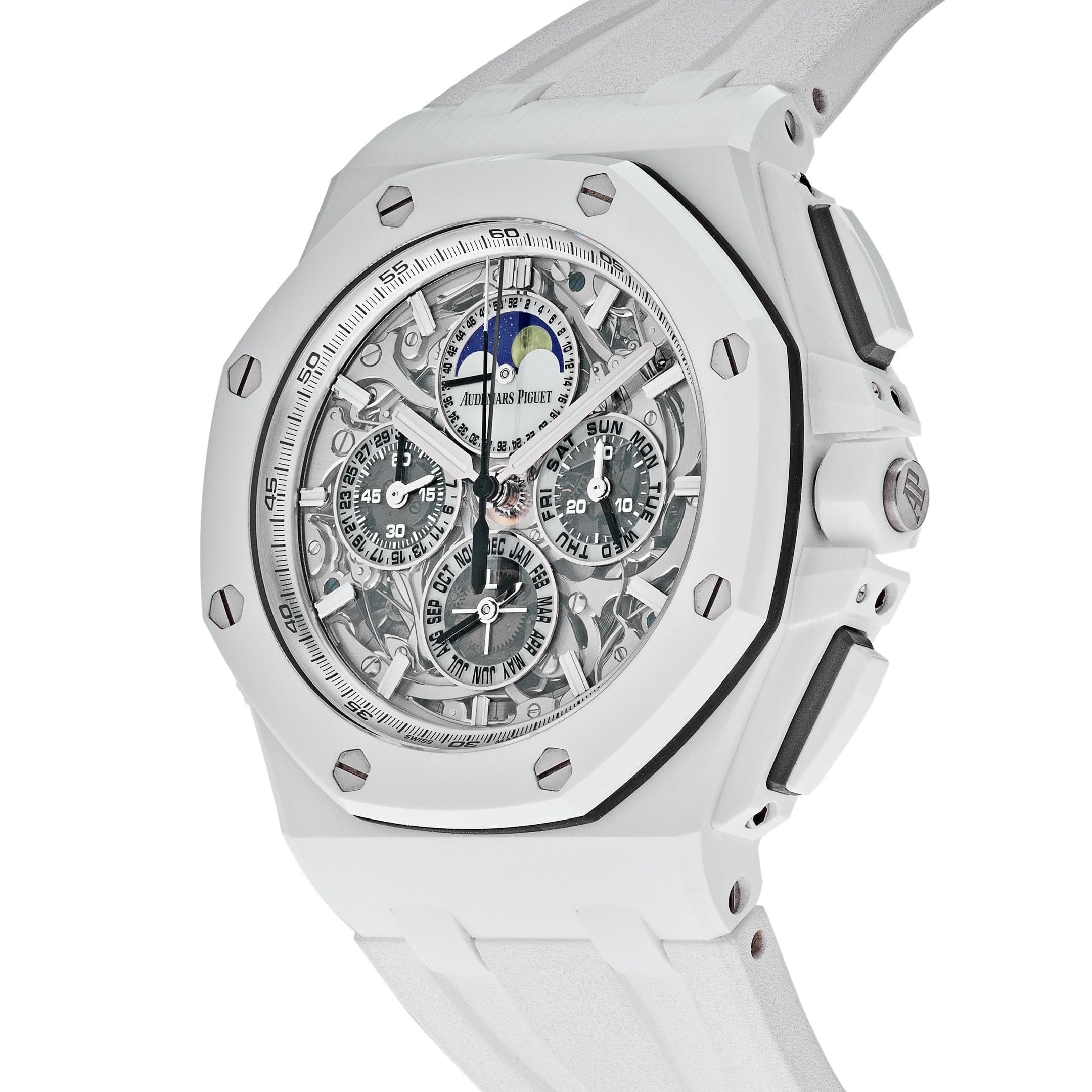 Audemars Piguet Royal Oak Offshore 26582CB.OO.A010CA.01 Grand Complications White Ceramic - Premium Luxury Product