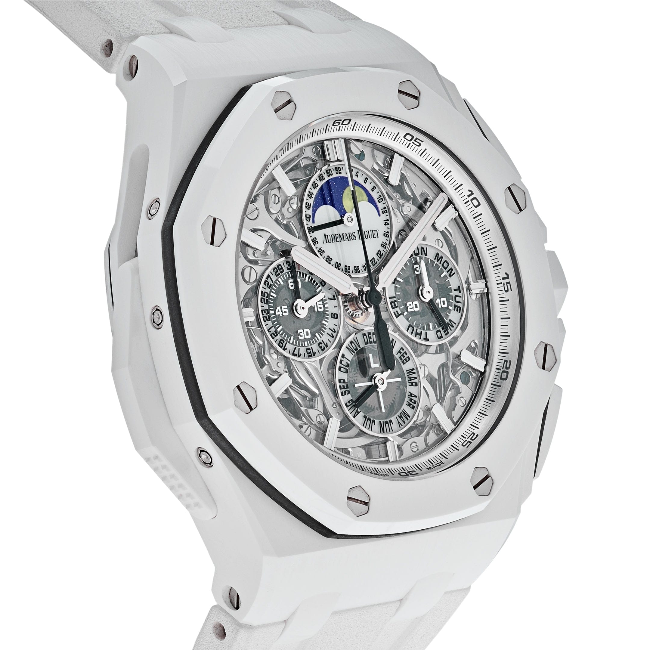 Audemars Piguet Royal Oak Offshore 26582CB.OO.A010CA.01 Grand Complications White Ceramic - Premium Luxury Product