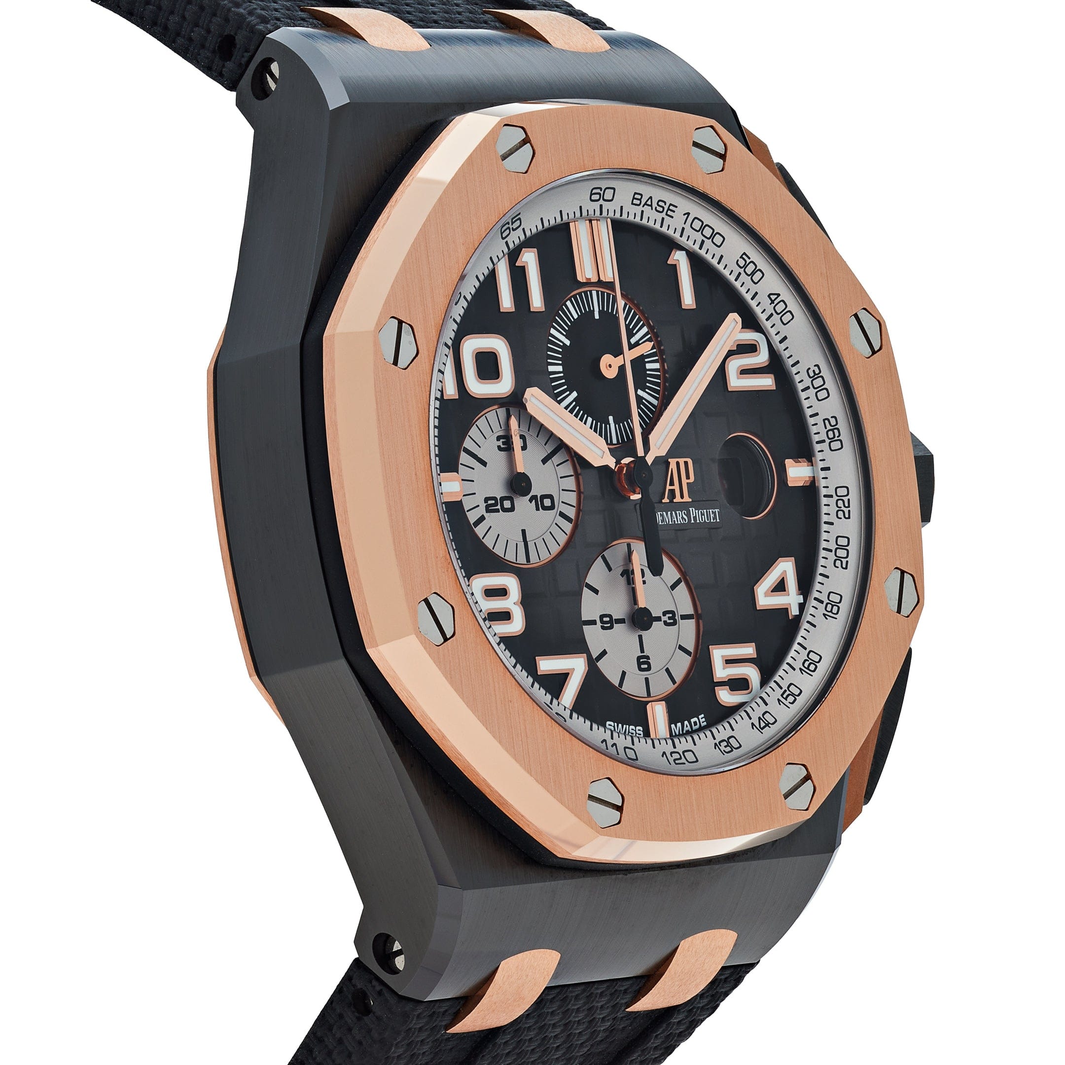 Audemars Piguet Royal Oak Offshore 26405NR.OO.A002CA.01 Selfwinding Chronograph Smoked Grey Dial - Premium Luxury Product