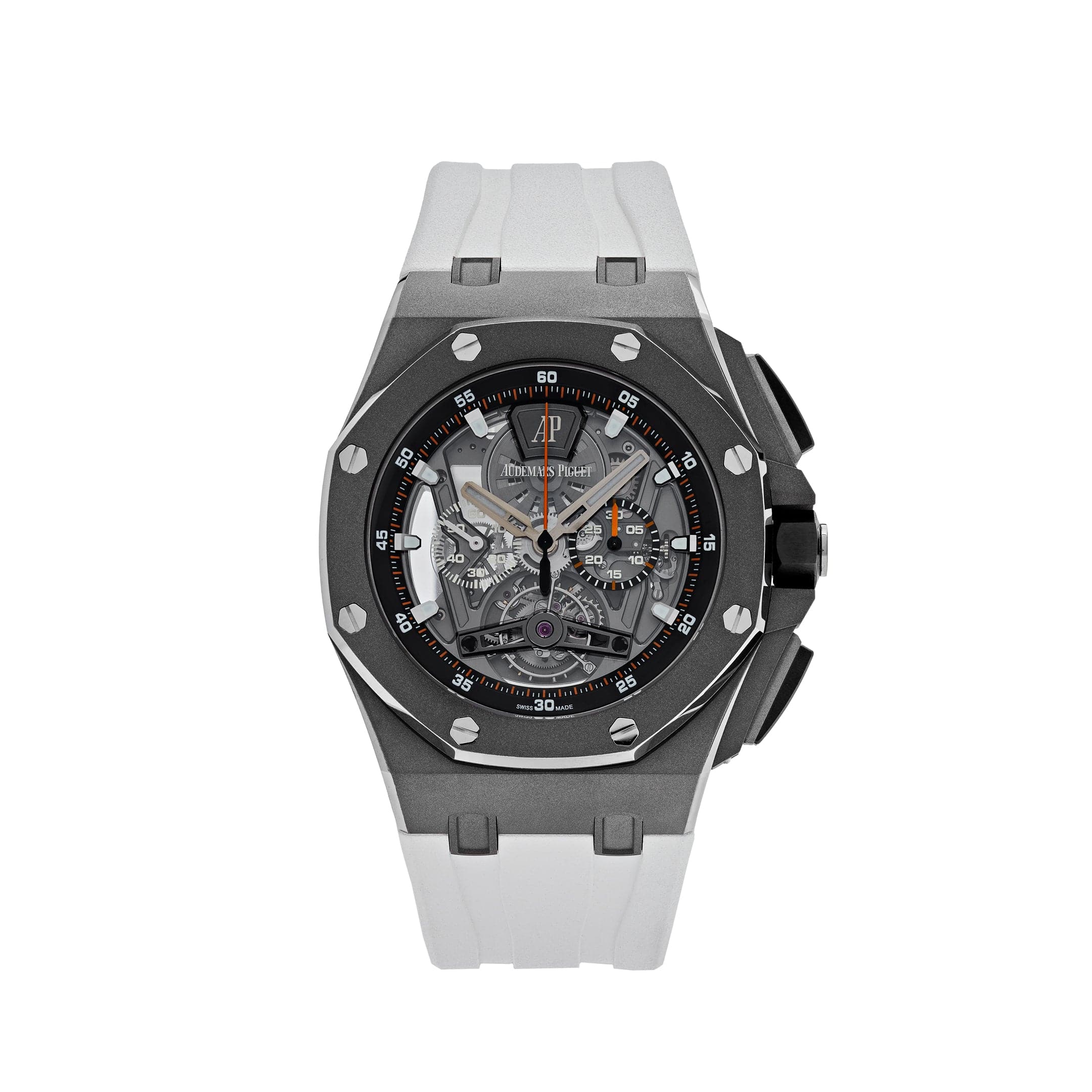 Audemars Piguet Royal Oak Offshore 26407TI.GG.A002CA.01 Tourbillon Chronograph Titanium - Premium Luxury Product
