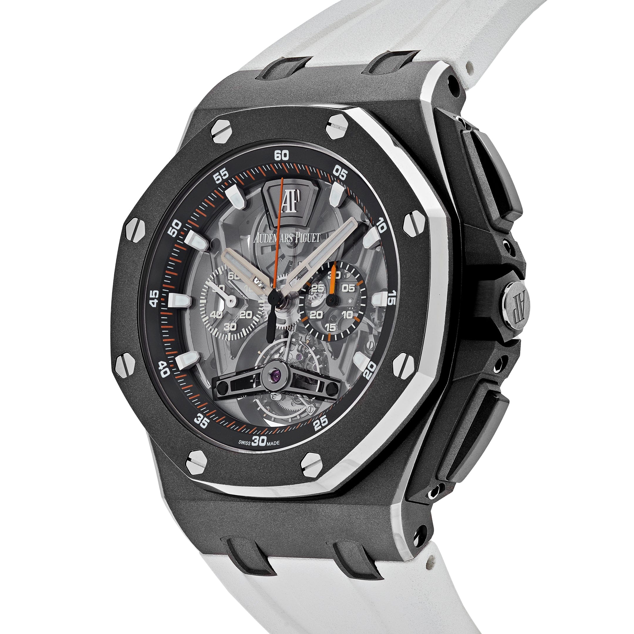Audemars Piguet Royal Oak Offshore 26407TI.GG.A002CA.01 Tourbillon Chronograph Titanium - Premium Luxury Product