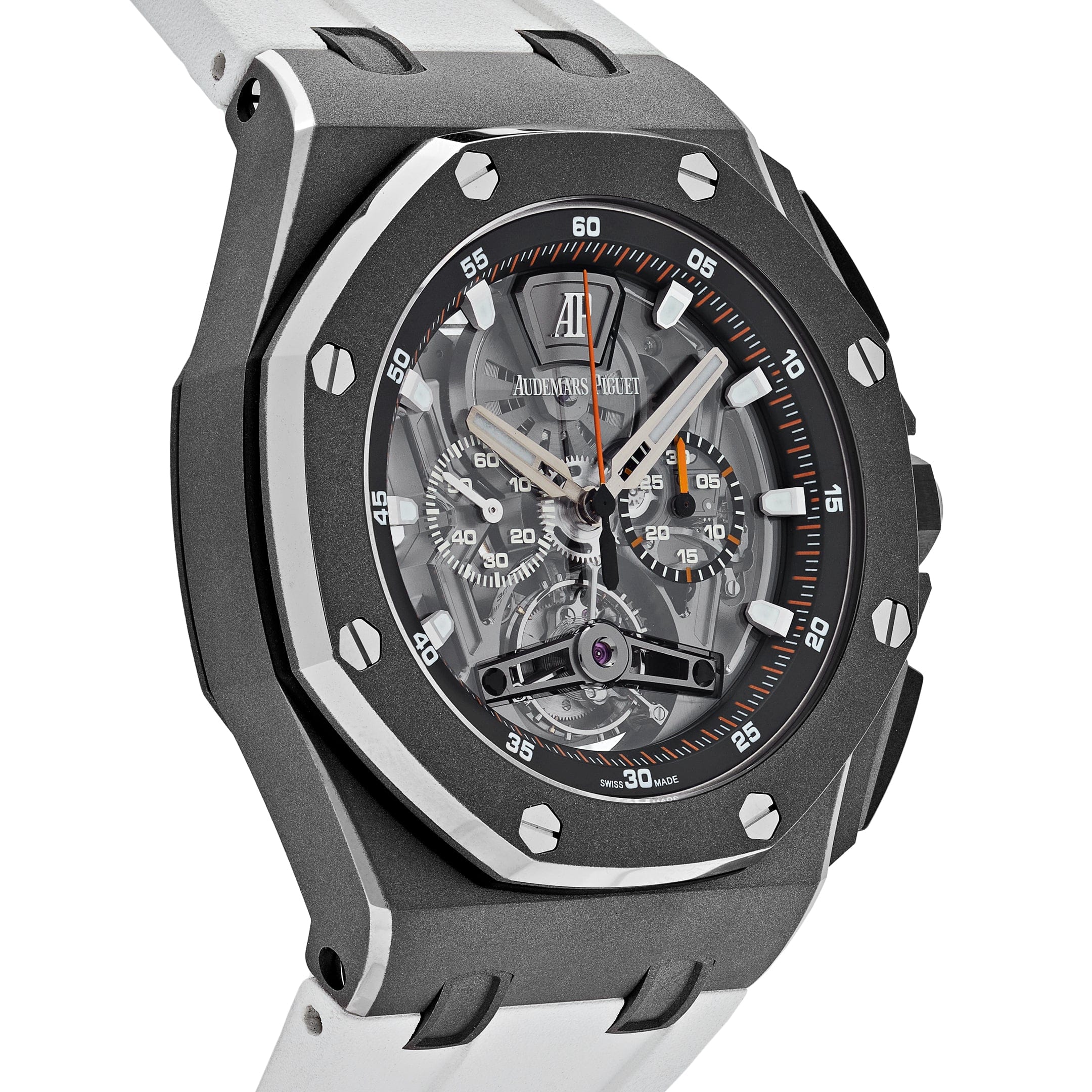 Audemars Piguet Royal Oak Offshore 26407TI.GG.A002CA.01 Tourbillon Chronograph Titanium - Premium Luxury Product