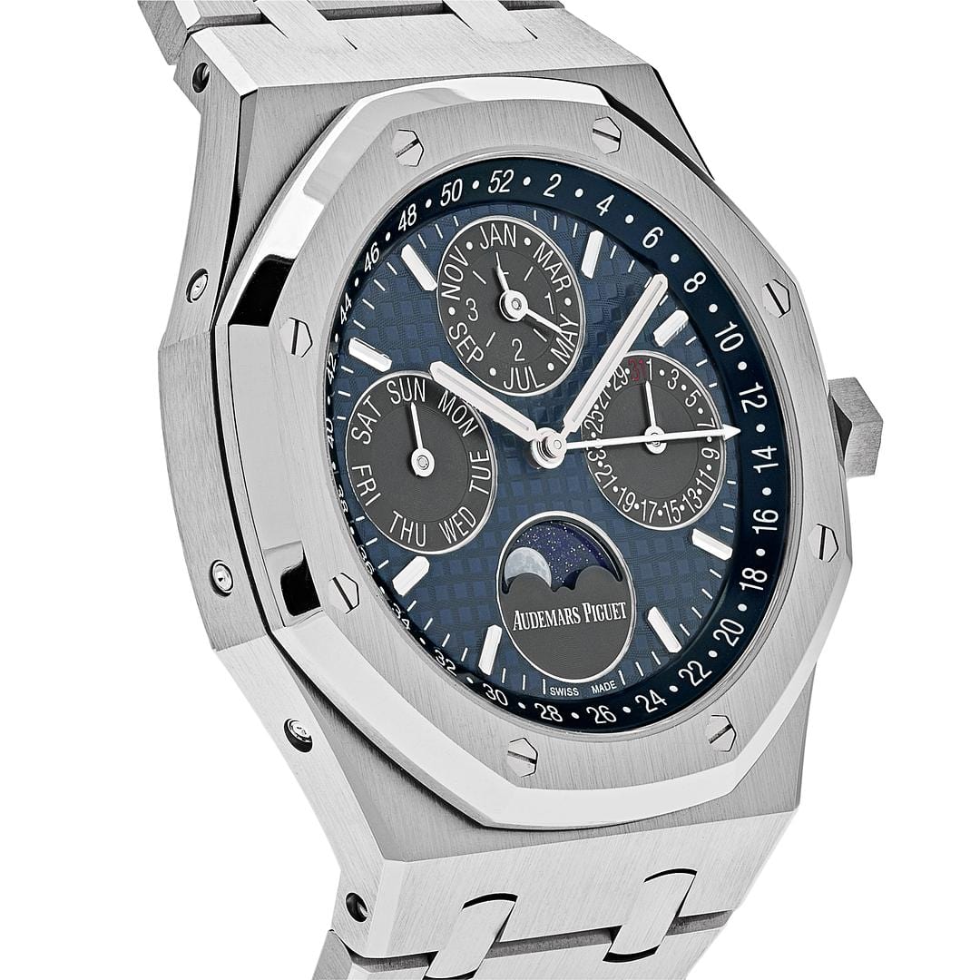 Audemars Piguet Royal Oak Perpetual Calendar 26574TI.OO.1220TI.01 Titanium Blue Dial - Premium Luxury Product
