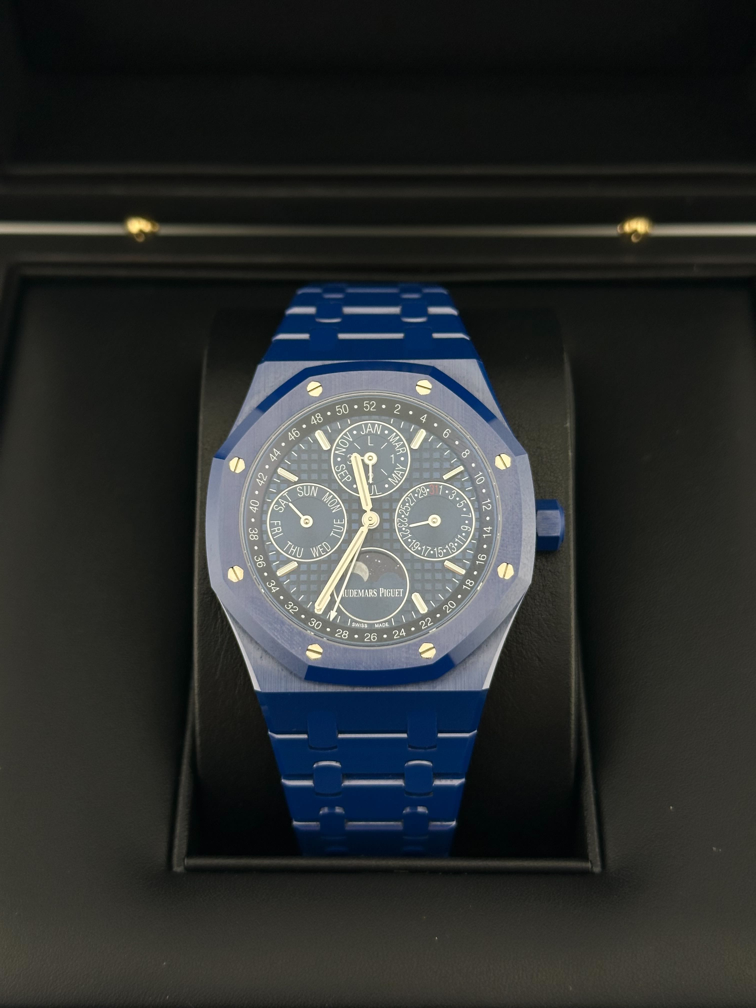 Audemars Piguet Royal Oak Perpetual Calendar 26579CS.OO.1225CS.01 Blue Ceramic Blue Dial - Premium Luxury Product