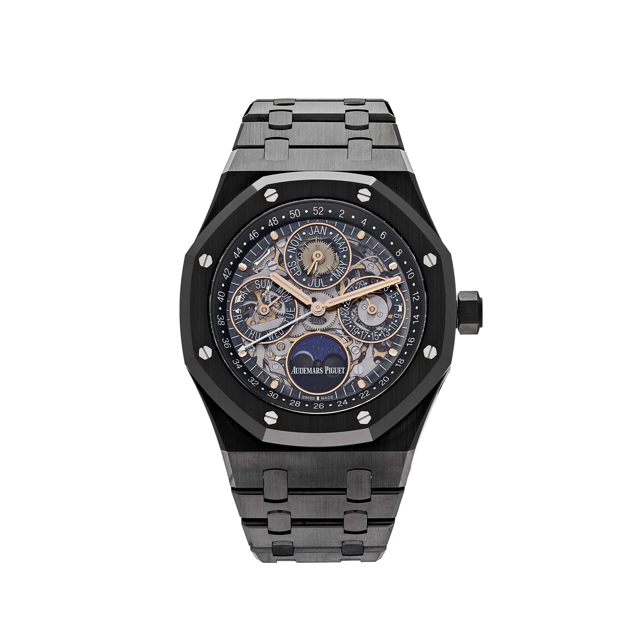 Audemars Piguet Royal Oak Perpetual Calendar 26585CE.OO.1225CE.01 Openworked Black Ceramic - Premium Luxury Product